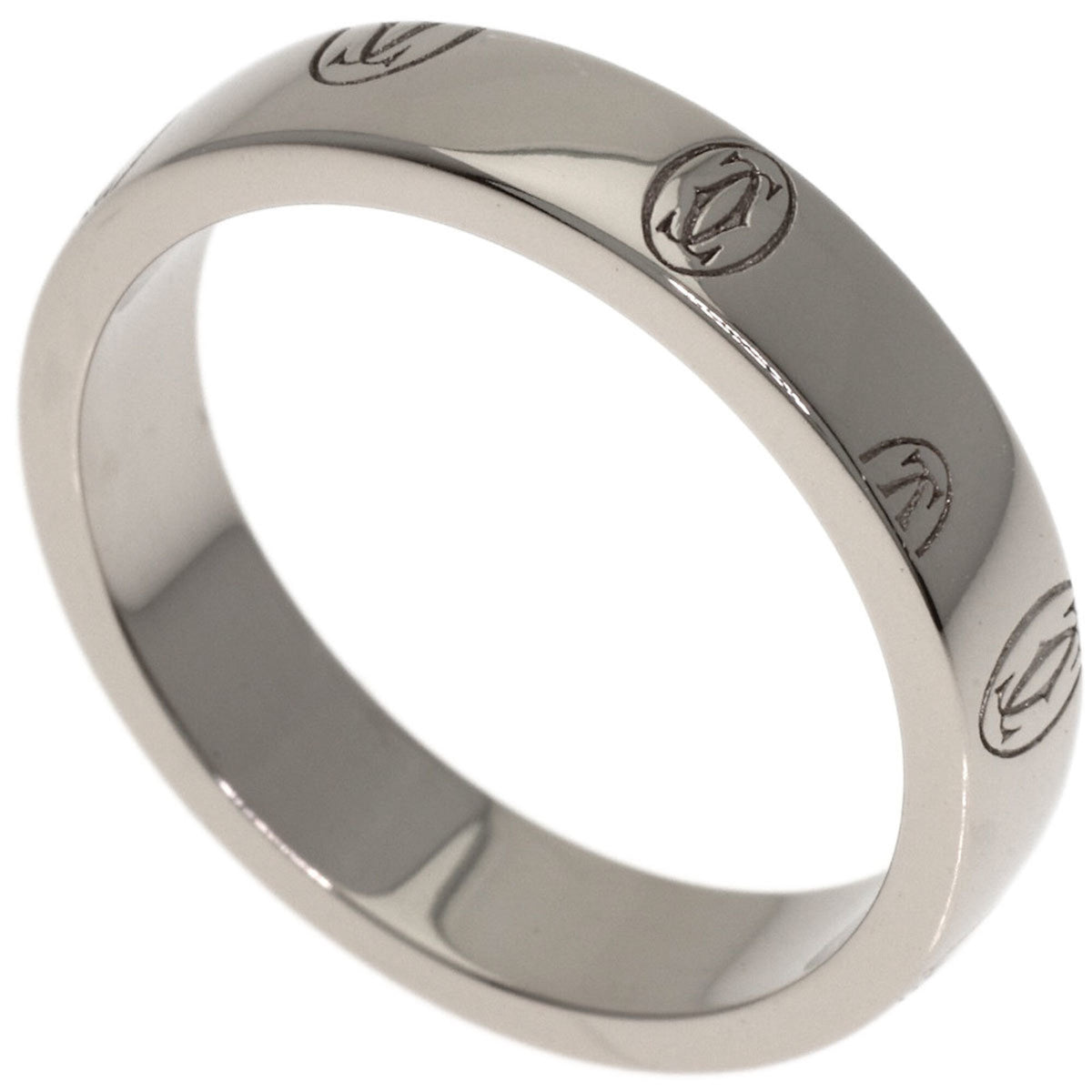 Cartier White Gold White Gold (18K) Band Ring (Pre-Owned)
