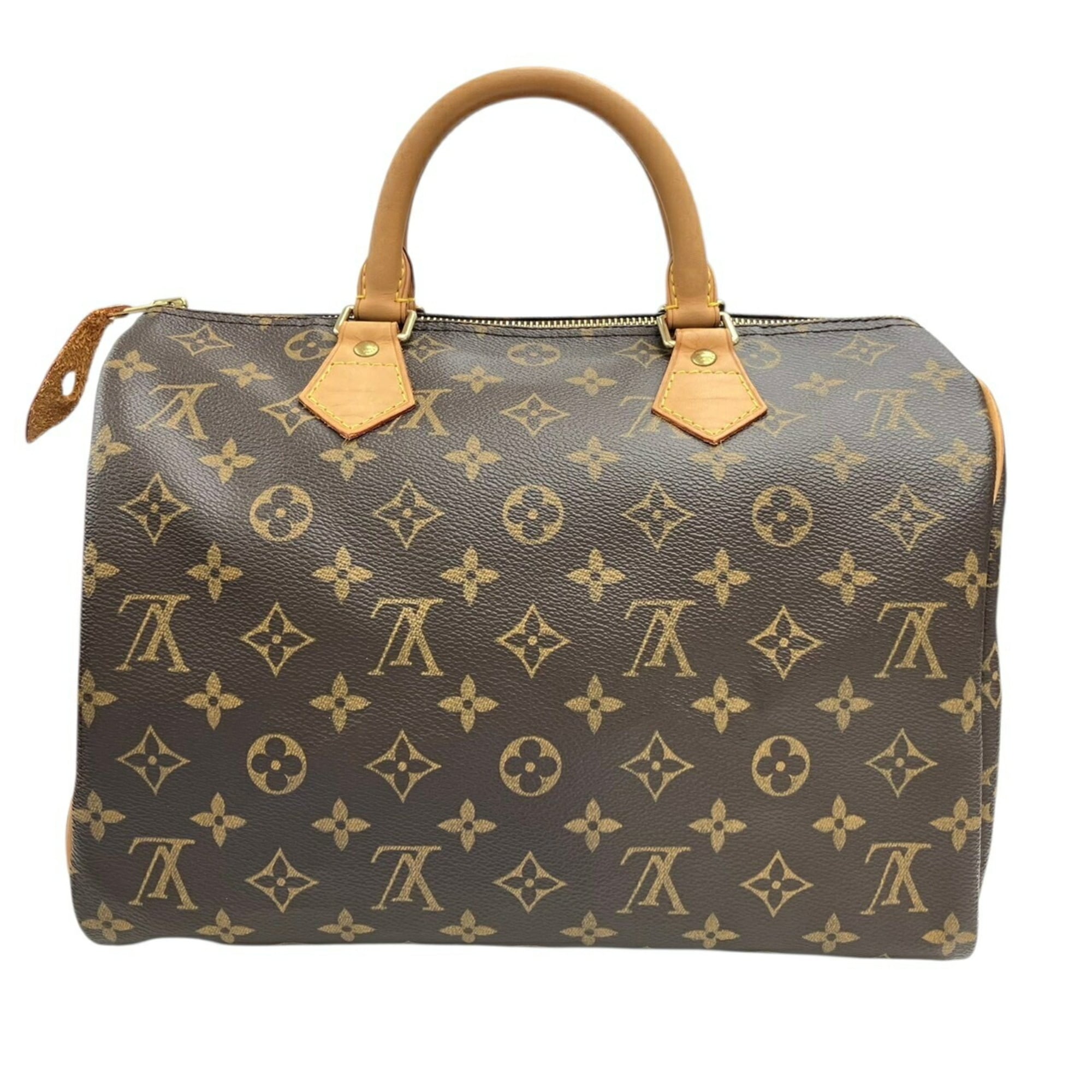 Louis Vuitton Brown Monogram Boston Bag Handbag (Pre-Owned)