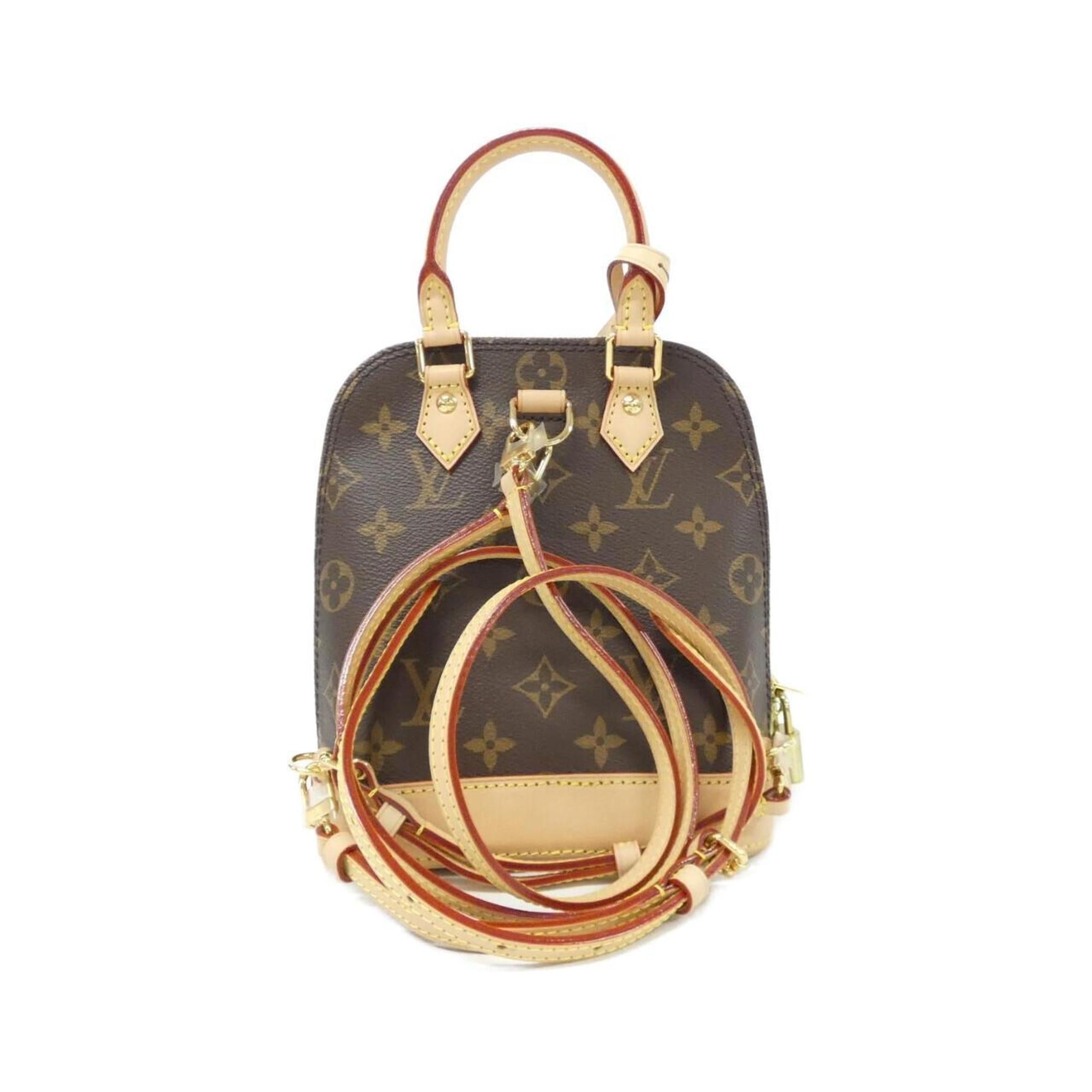 Louis Vuitton Brown Coated Canvas Backpack (Pre-Owned)