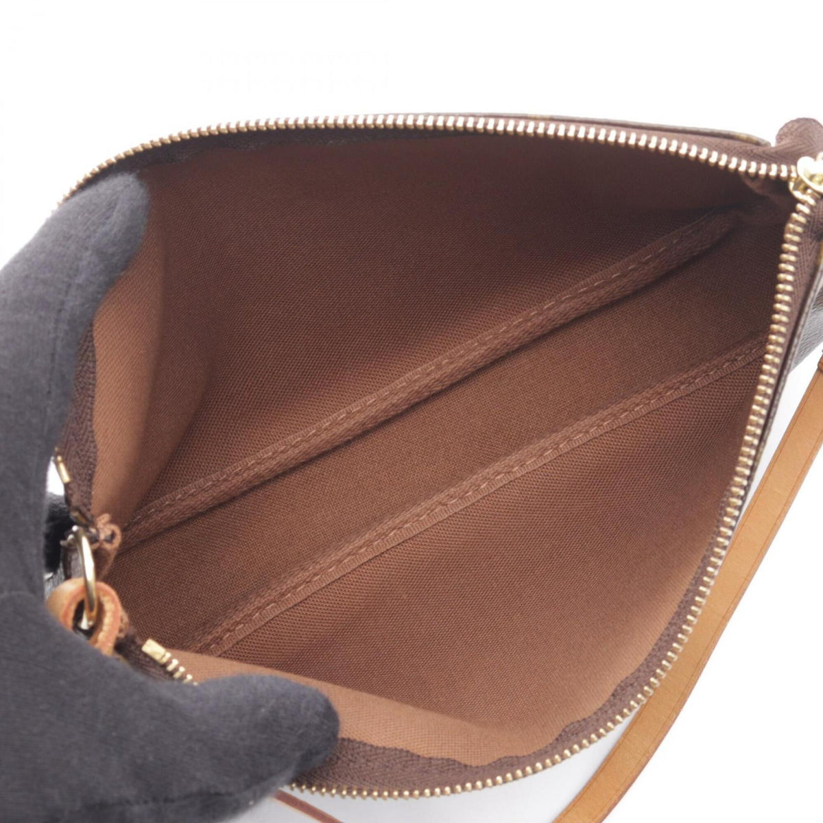 Louis Vuitton Brown Monogram Panda Coated Canvas Pvc Monogram Leather Handbag (Pre-Owned)