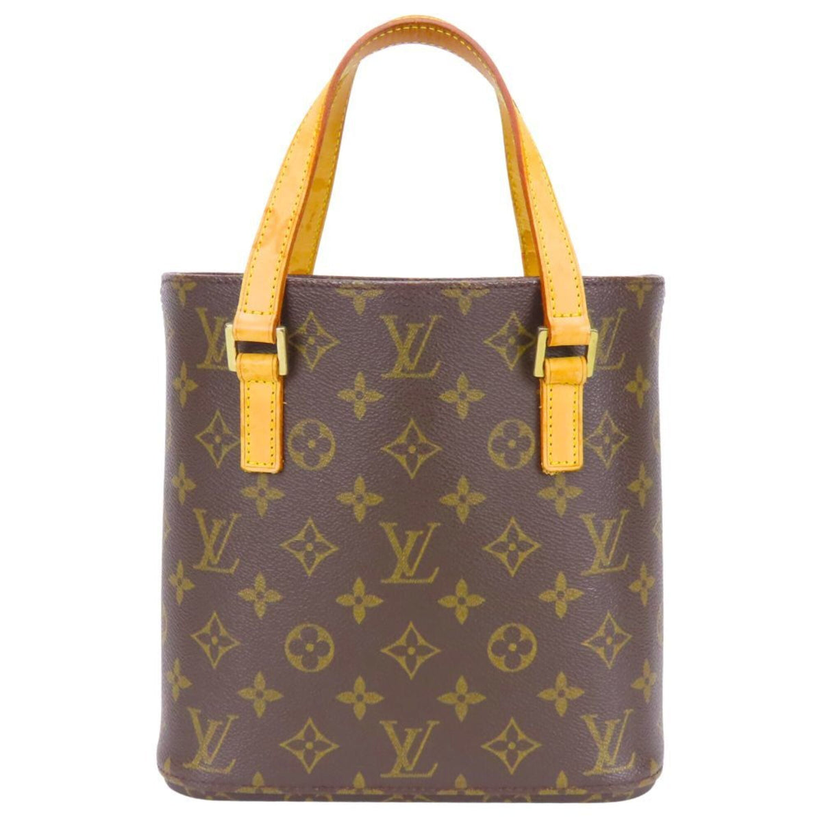 Louis Vuitton Brown Monogram Leather Handbag (Pre-Owned)