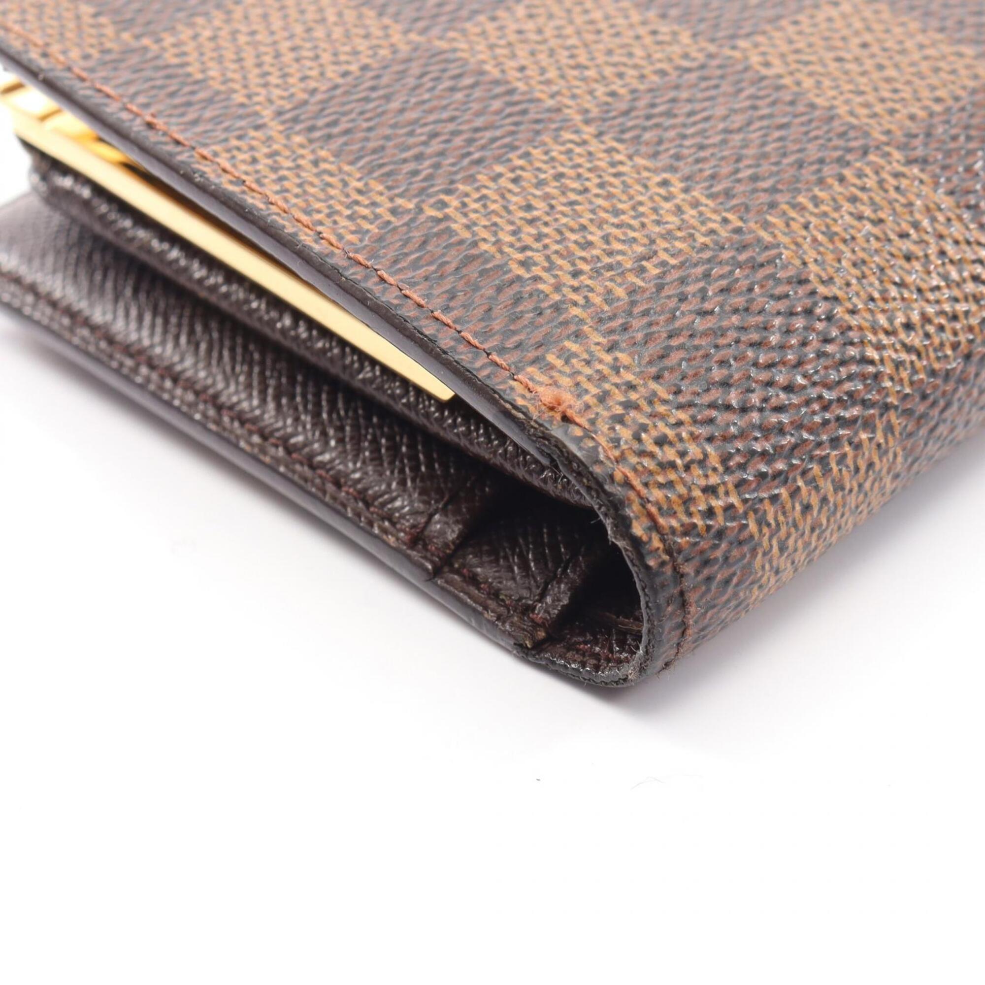Louis Vuitton Brown Pvc Wallet (Bi-Fold) (Pre-Owned)