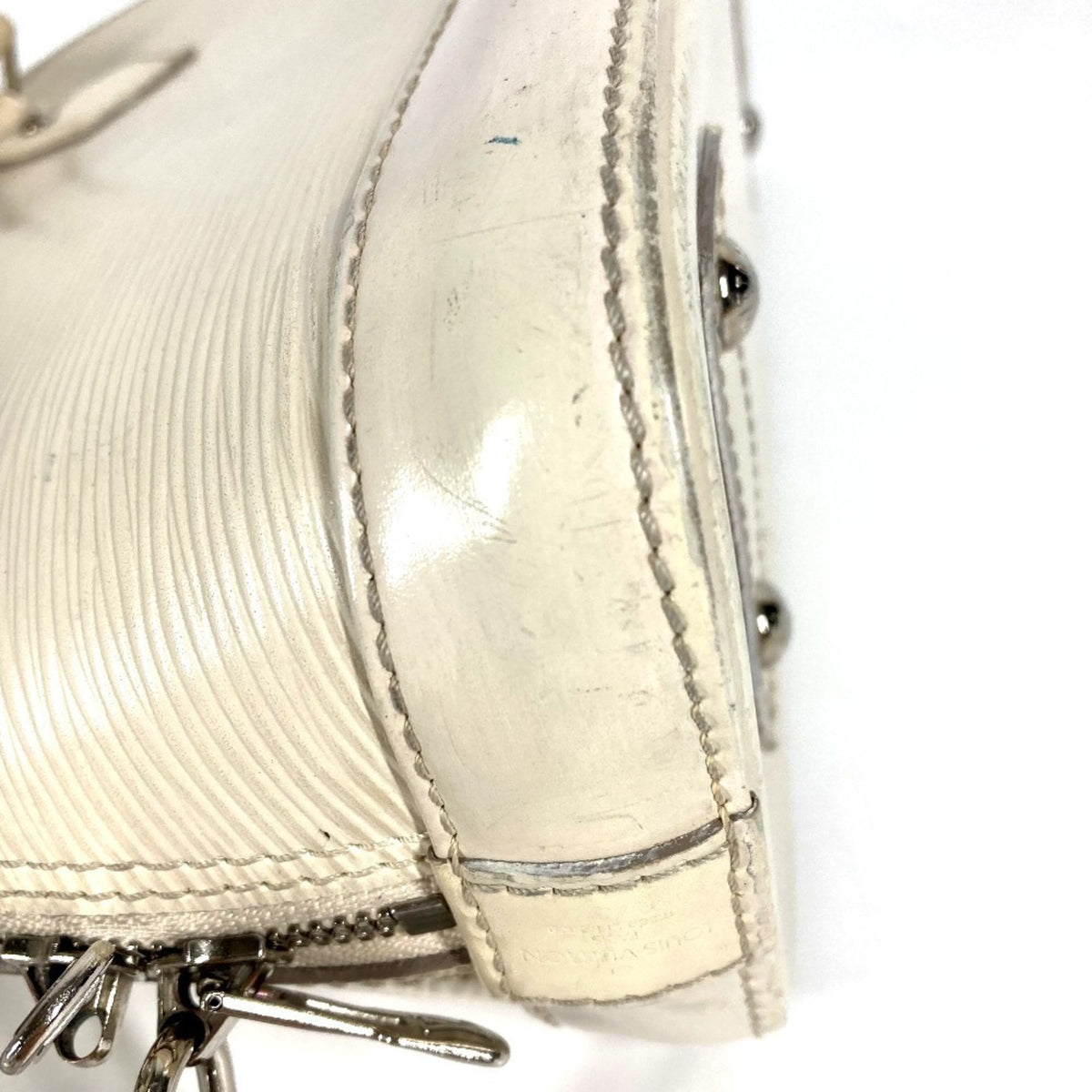 Louis Vuitton Lv Off White White Epi Leather Handbag Shoulder Bag (Pre-Owned)