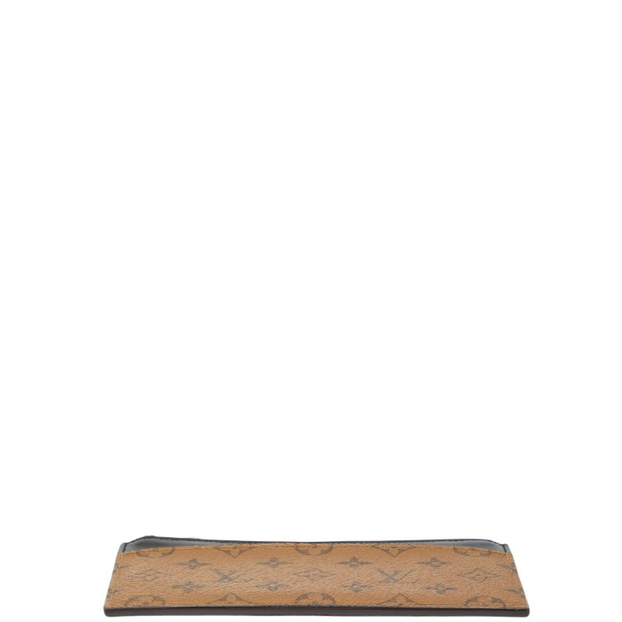 Louis Vuitton Monogram Reverse Black Brown Monogram Reverse Monogram Reverse Coin Purse/Coin Case (Pre-Owned)