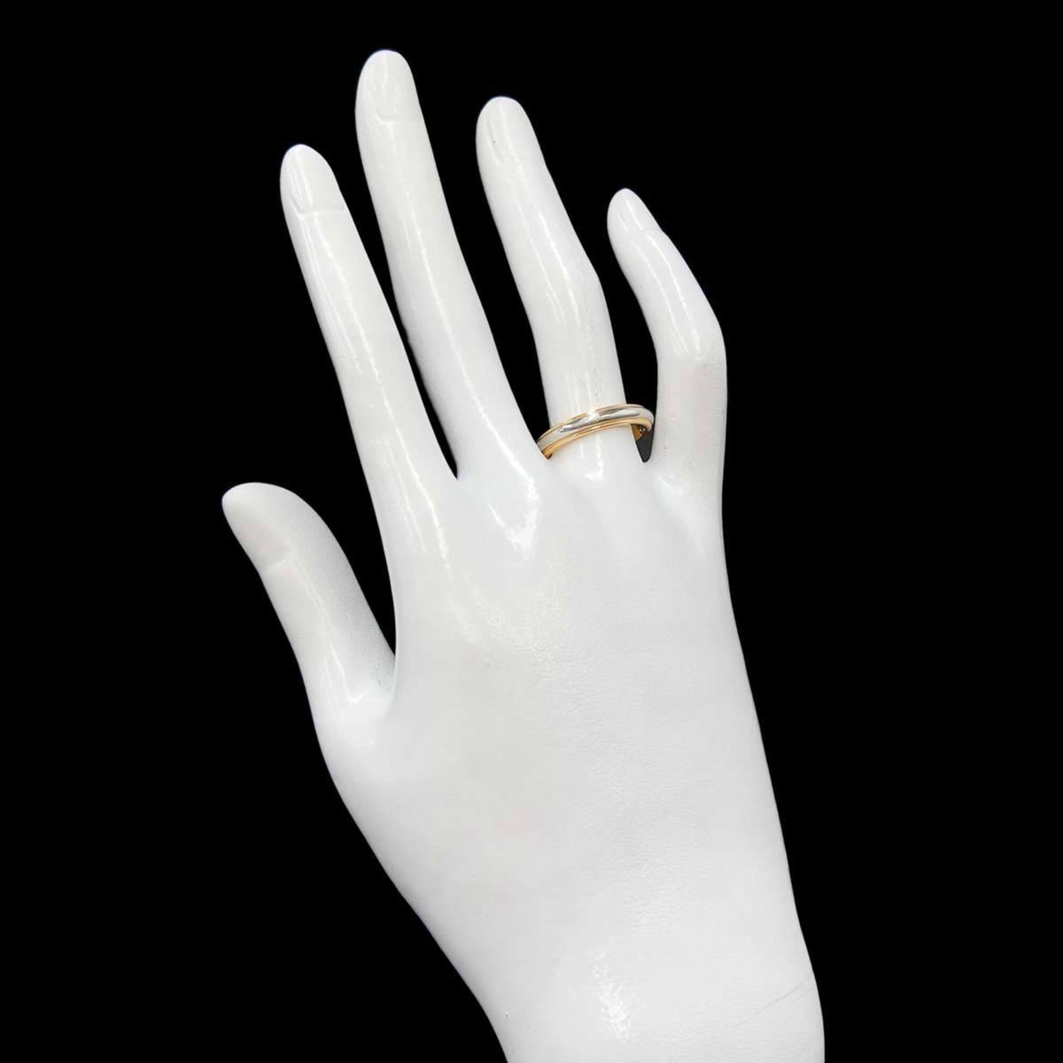 Tiffany Yellow Gold (18K) Platinum 950 Band Ring (Pre-Owned)