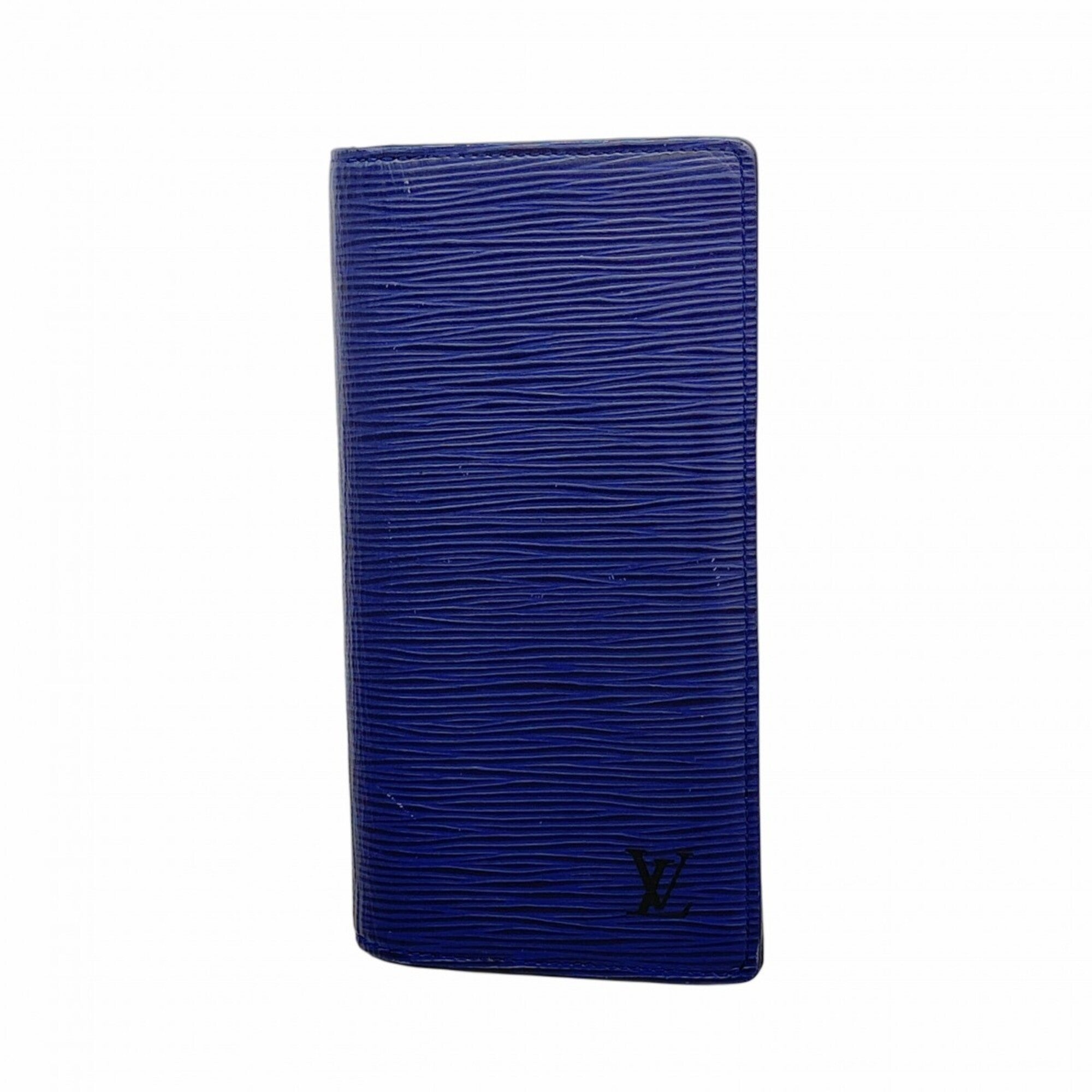 Louis Vuitton Navy Long Wallet (Bi-Fold) (Pre-Owned)