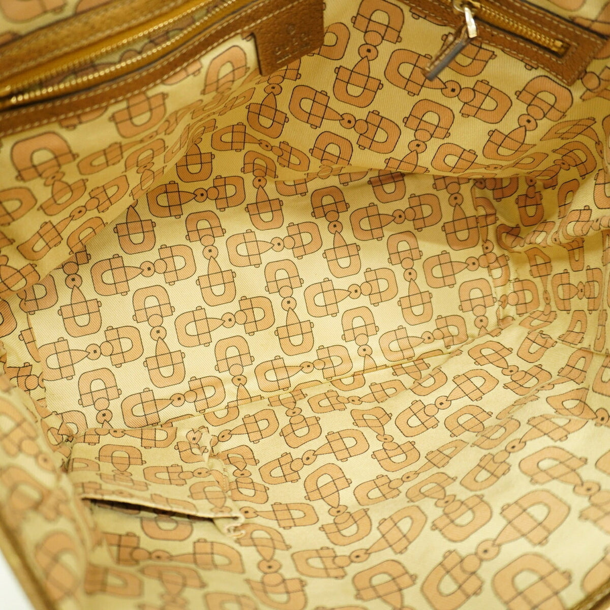 Gucci Beige Canvas Tote Bag (Pre-Owned)