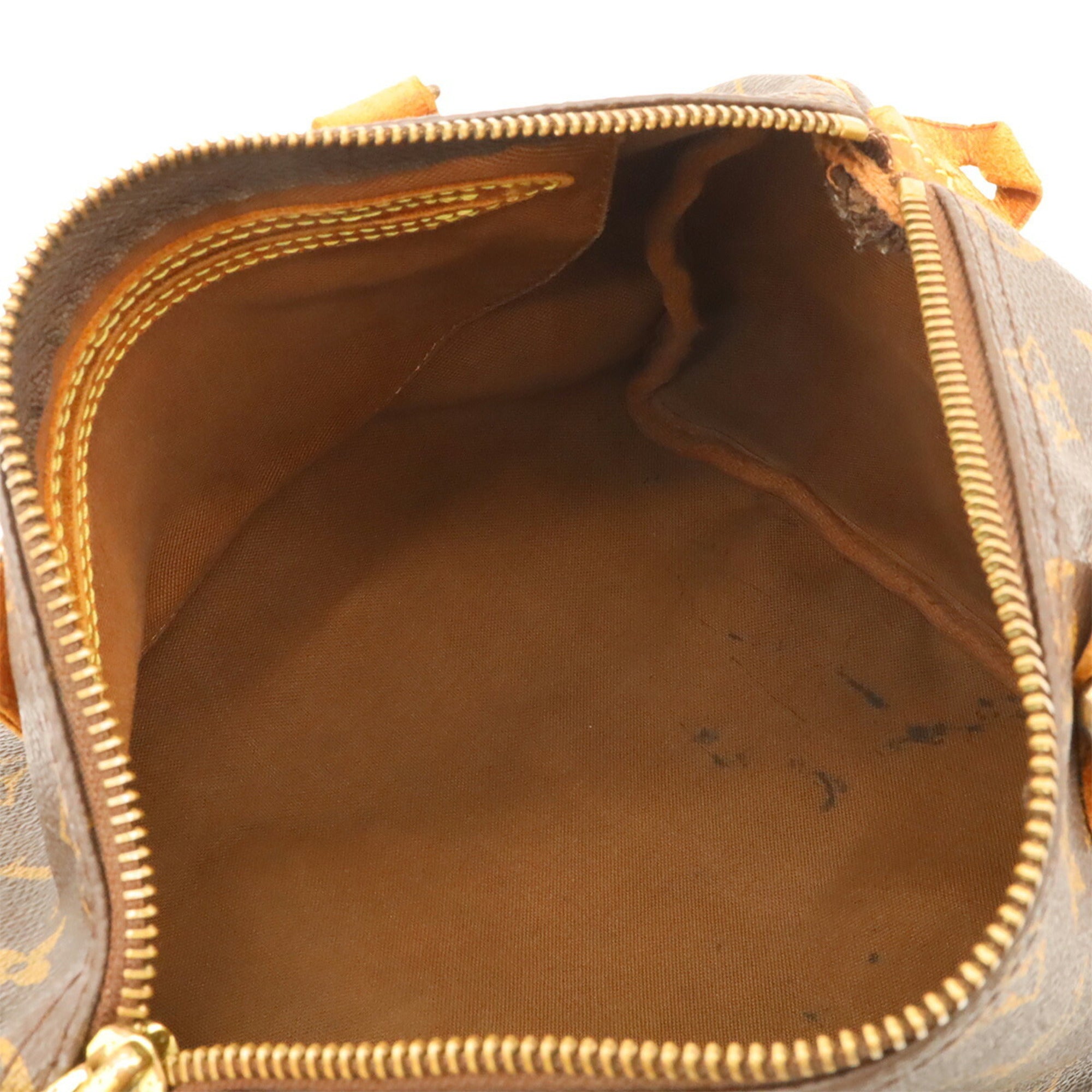 Louis Vuitton Brown Monogram Canvas Pvc Coated Canvas Handbag (Pre-Owned)