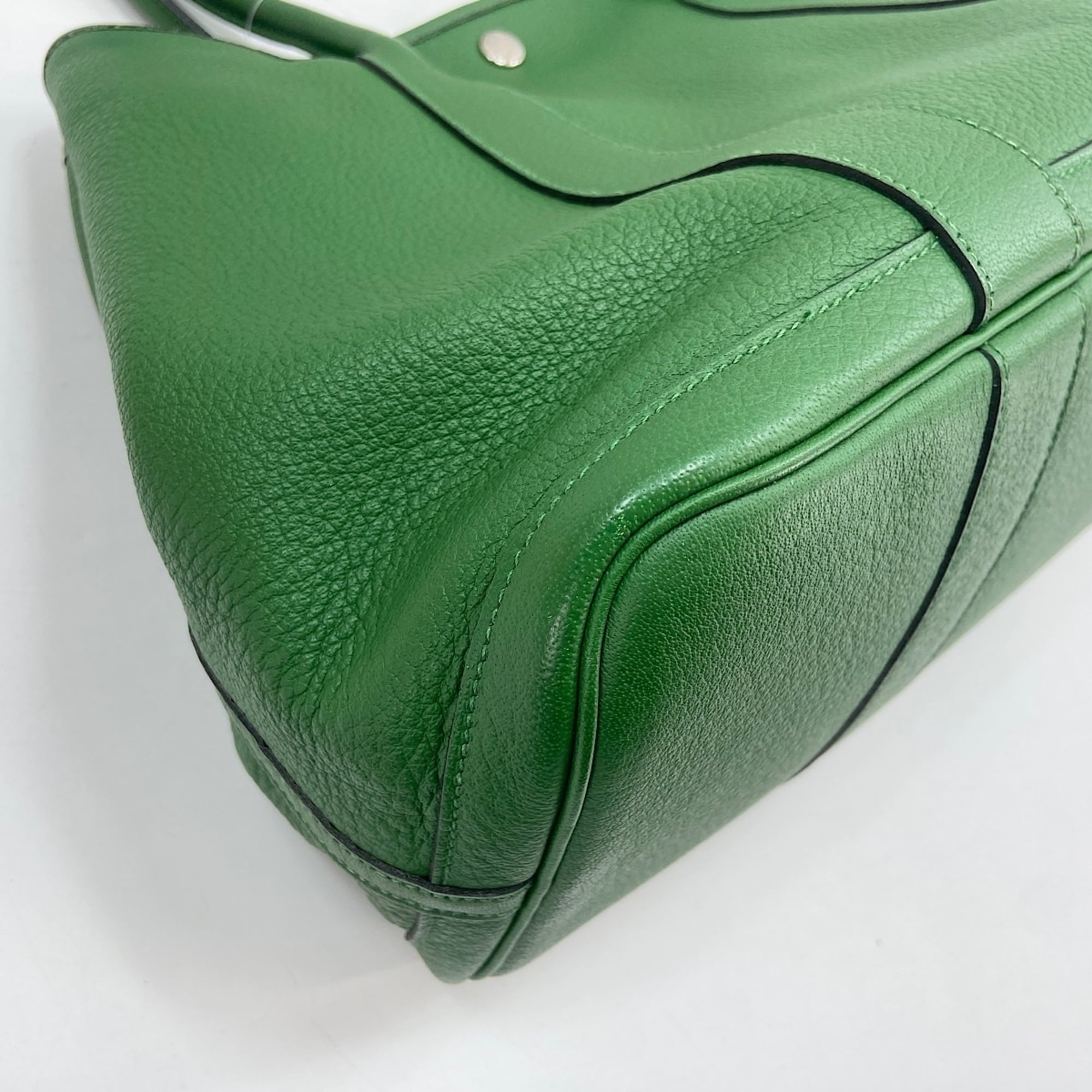 Hermes Garden Green Handbag (Pre-Owned)