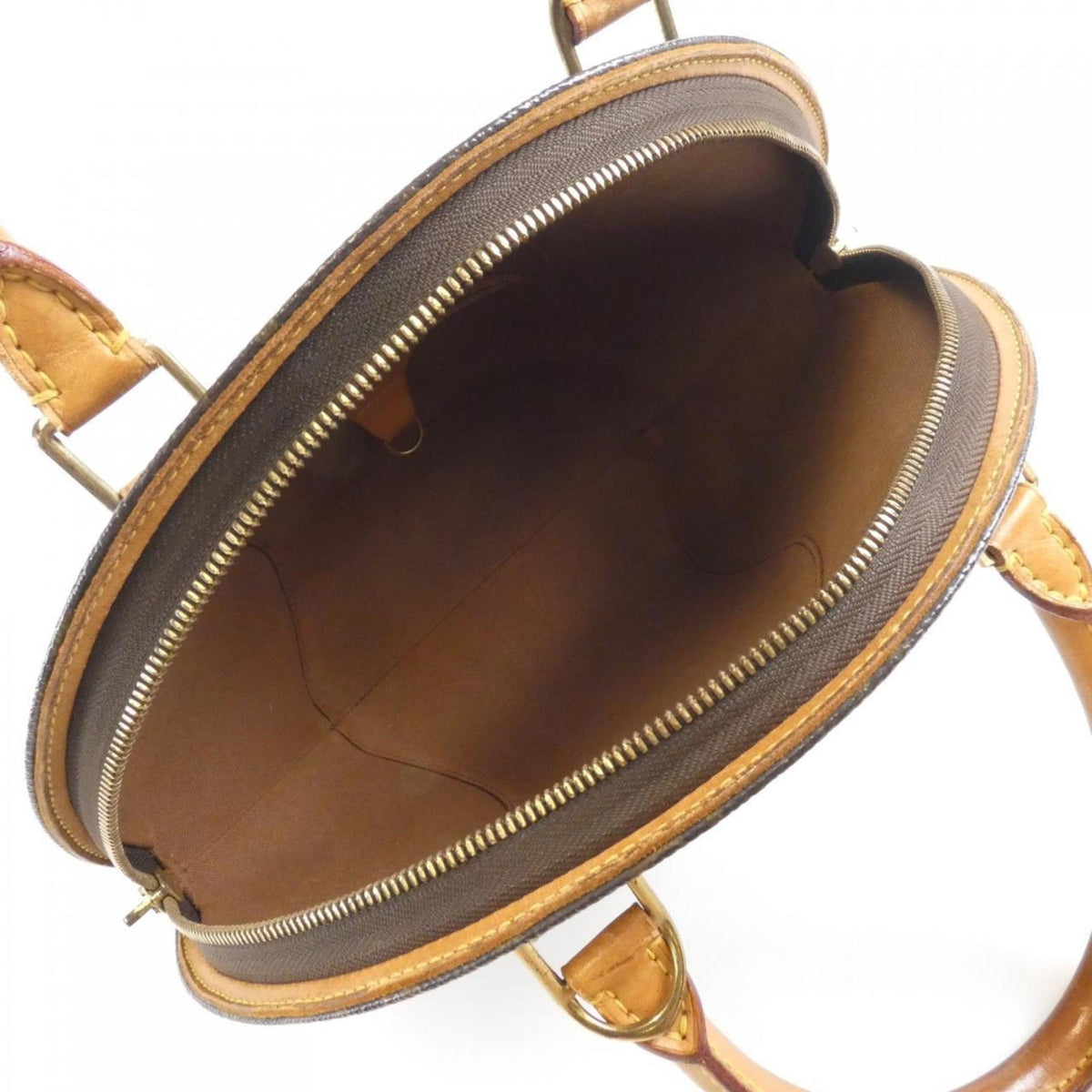 Louis Vuitton Brown Coated Canvas Handbag (Pre-Owned)