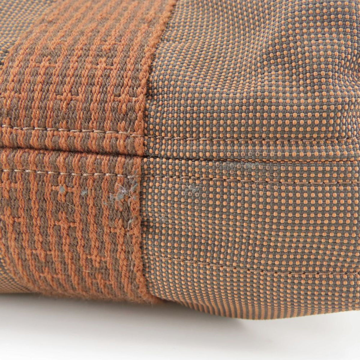 Hermes Brown Polyester Polyamide Tote Bag (Pre-Owned)