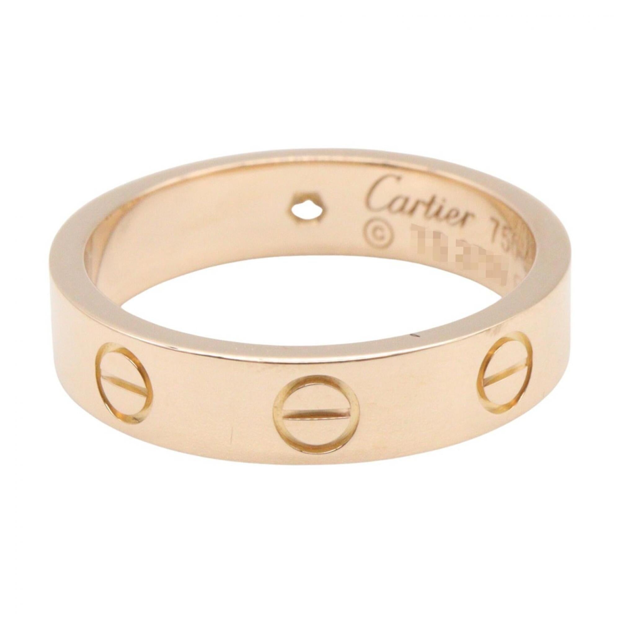 Cartier Gold Clear Pink Gold (18K) Band Ring (Pre-Owned)