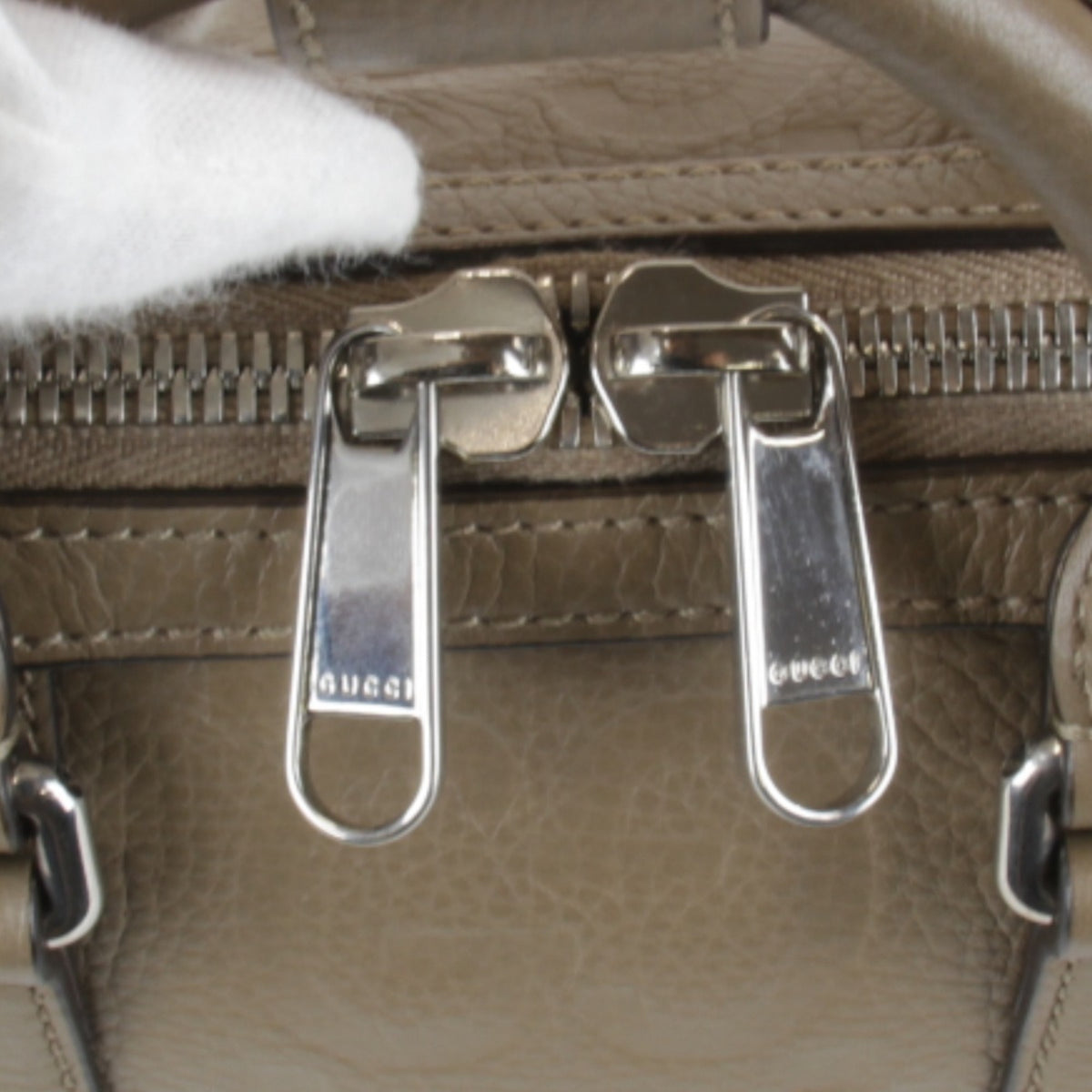 Gucci Beige Leather Handbag (Pre-Owned)