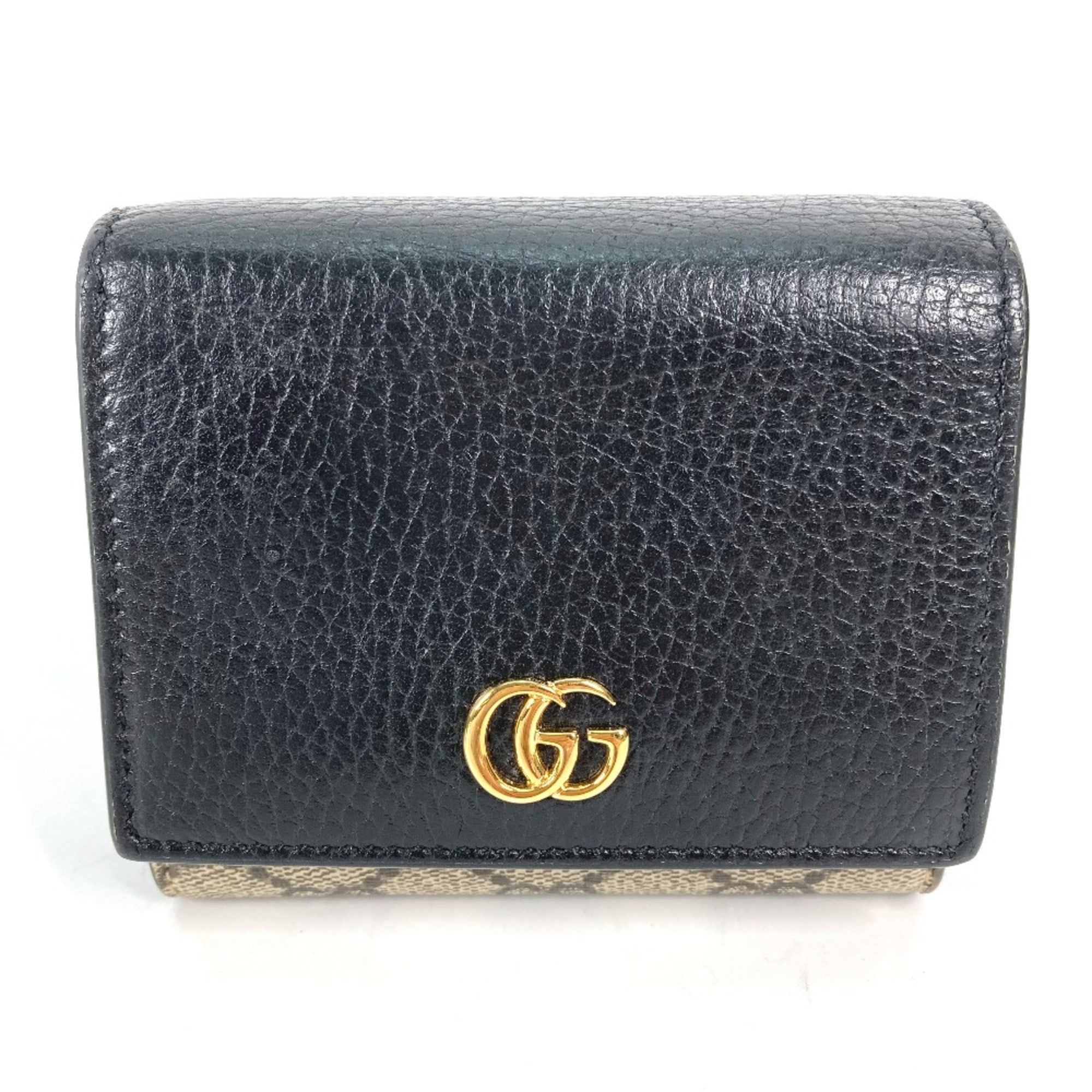 Gucci Beige Leather Wallet (Bi-Fold) (Pre-Owned)