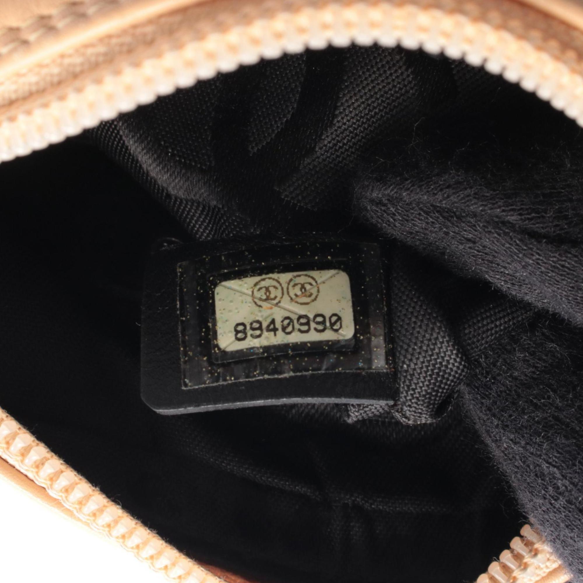 Chanel Beige Black Cambon Ligne Shoulder Bag (Pre-Owned)