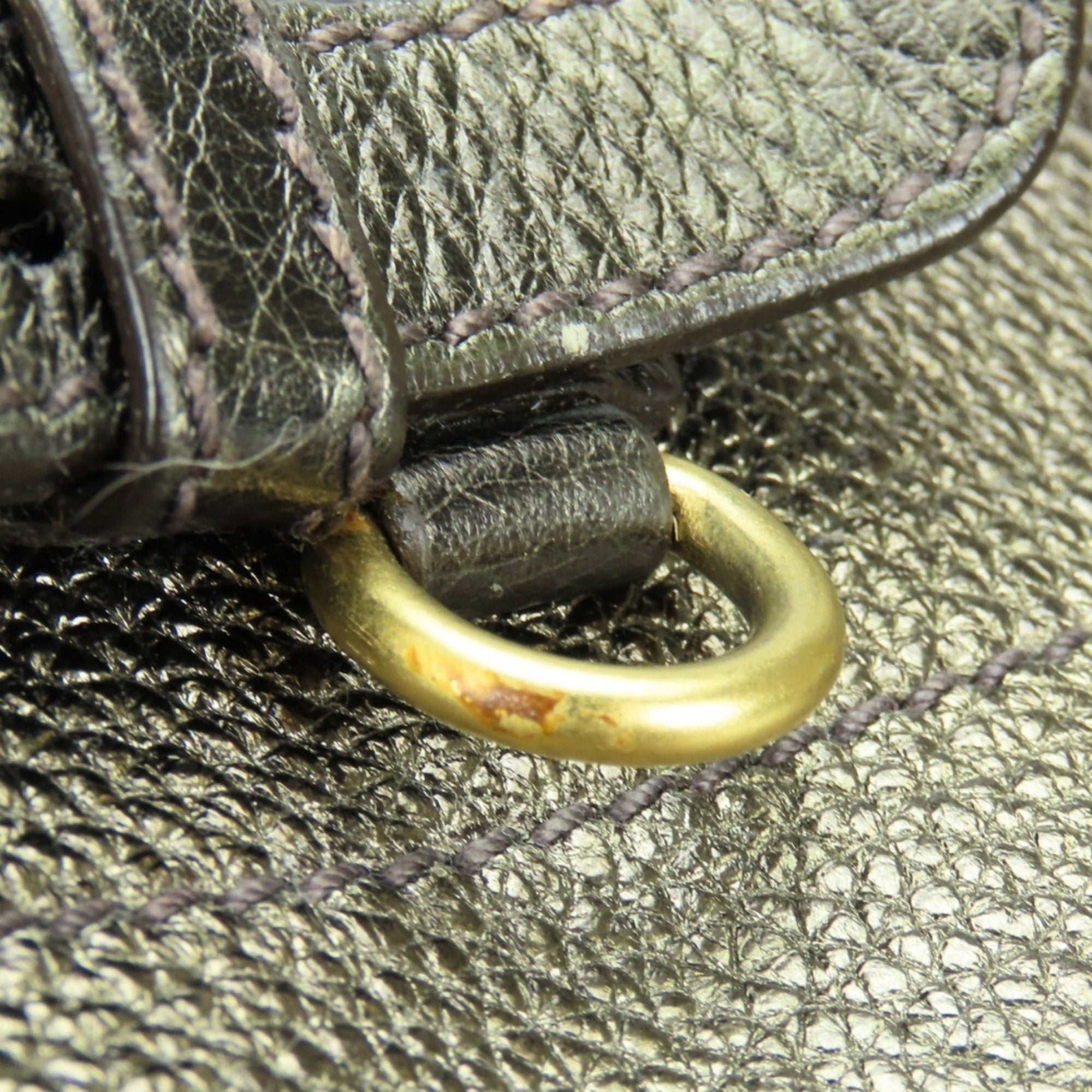 Prada Bronze Brown Leather Shoulder Bag (Pre-Owned)