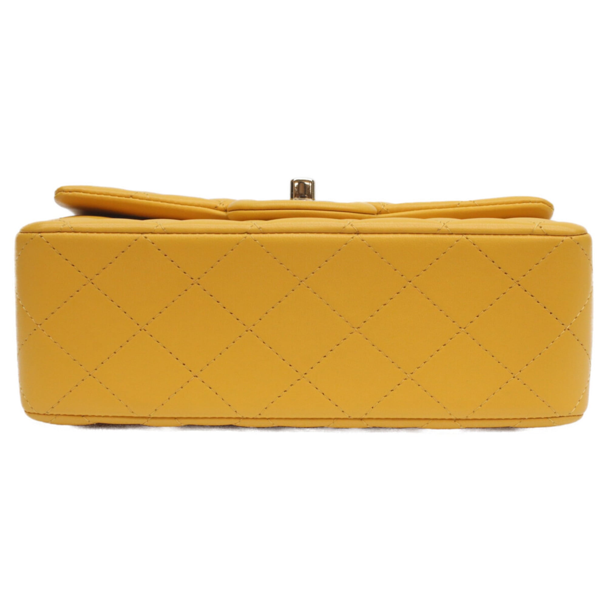 Chanel Yellow Leather Shoulder Bag (Pre-Owned)