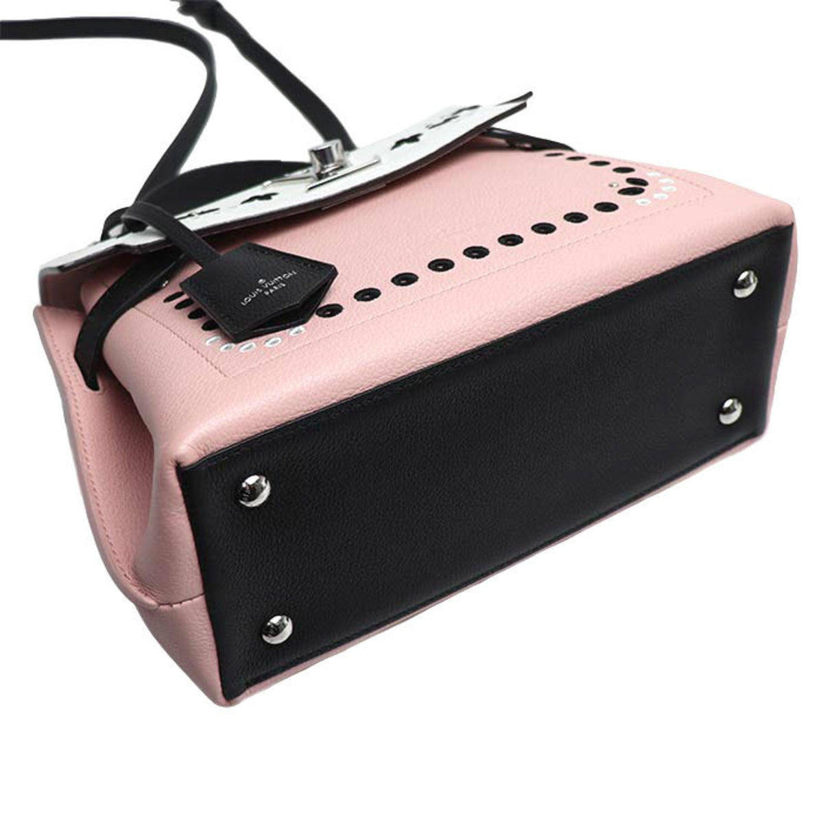 Louis Vuitton Multi-Color Pink Leather Shoulder Bag (Pre-Owned)