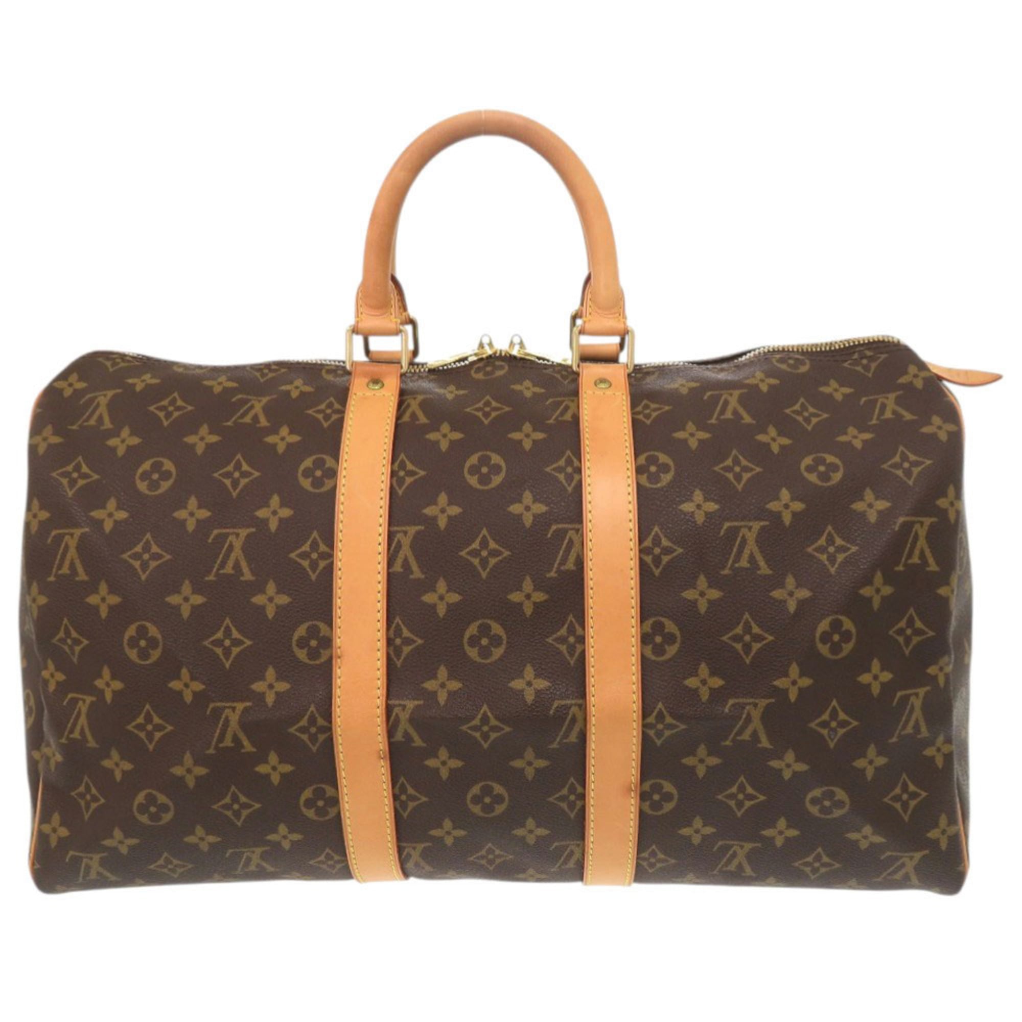 Louis Vuitton Brown Monogram Monogram Boston Bag (Pre-Owned)