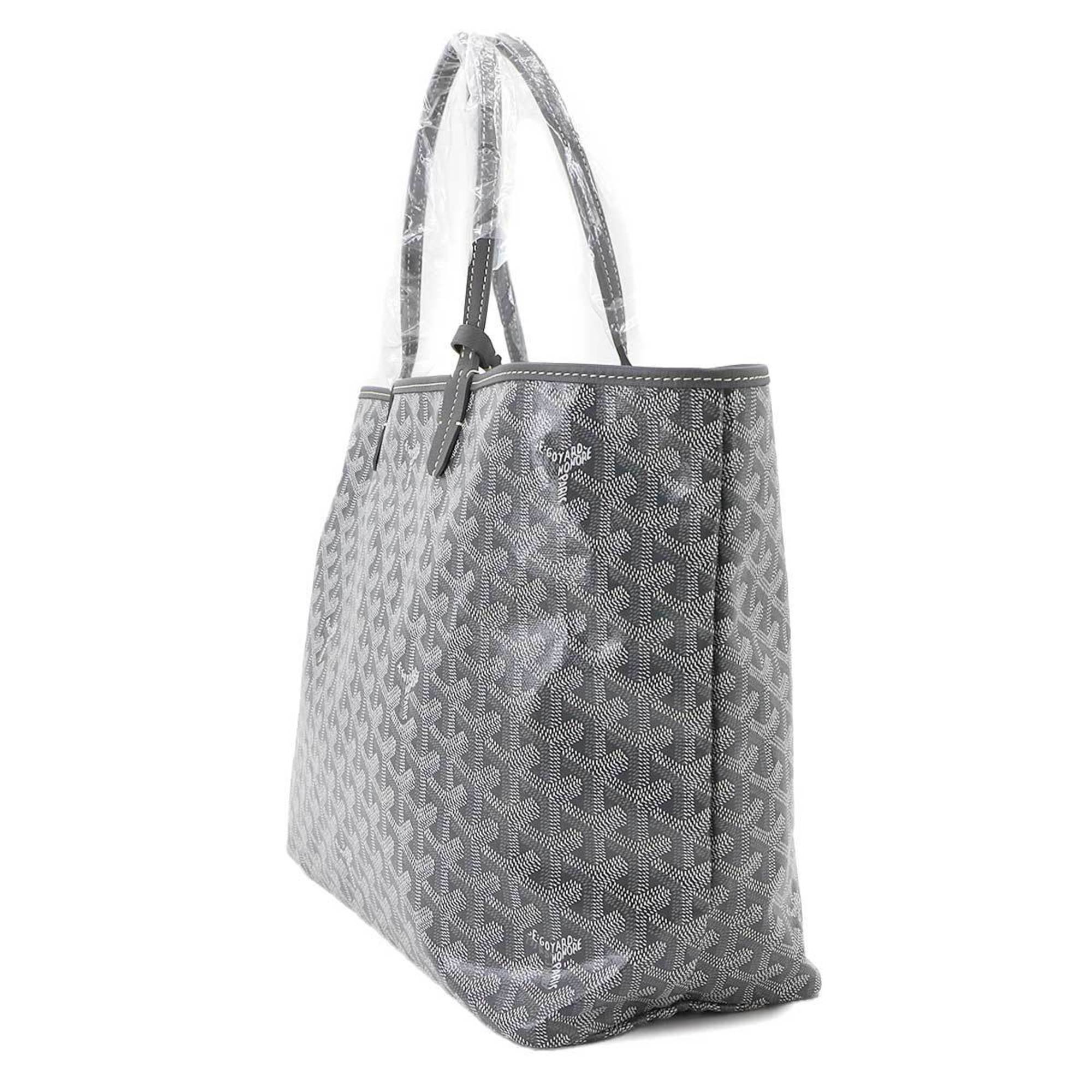 Goyard Saint Louis Gray Pvc Leather Tote Bag (Pre-Owned)