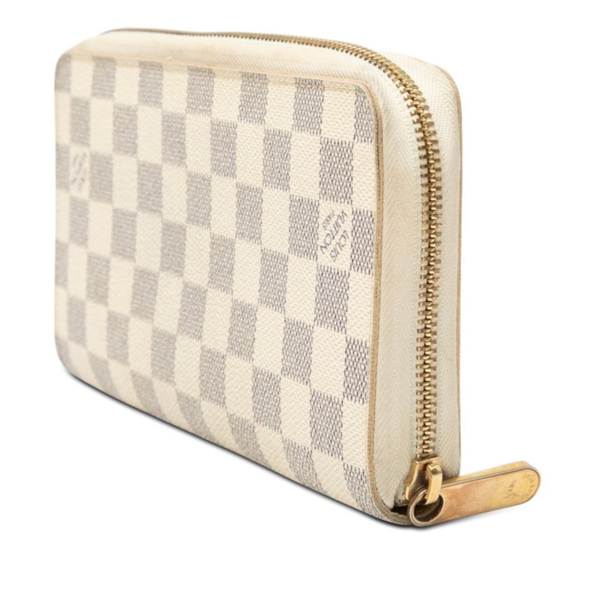 Louis Vuitton White Pvc Leather Long Wallet (Bi-Fold) (Pre-Owned)