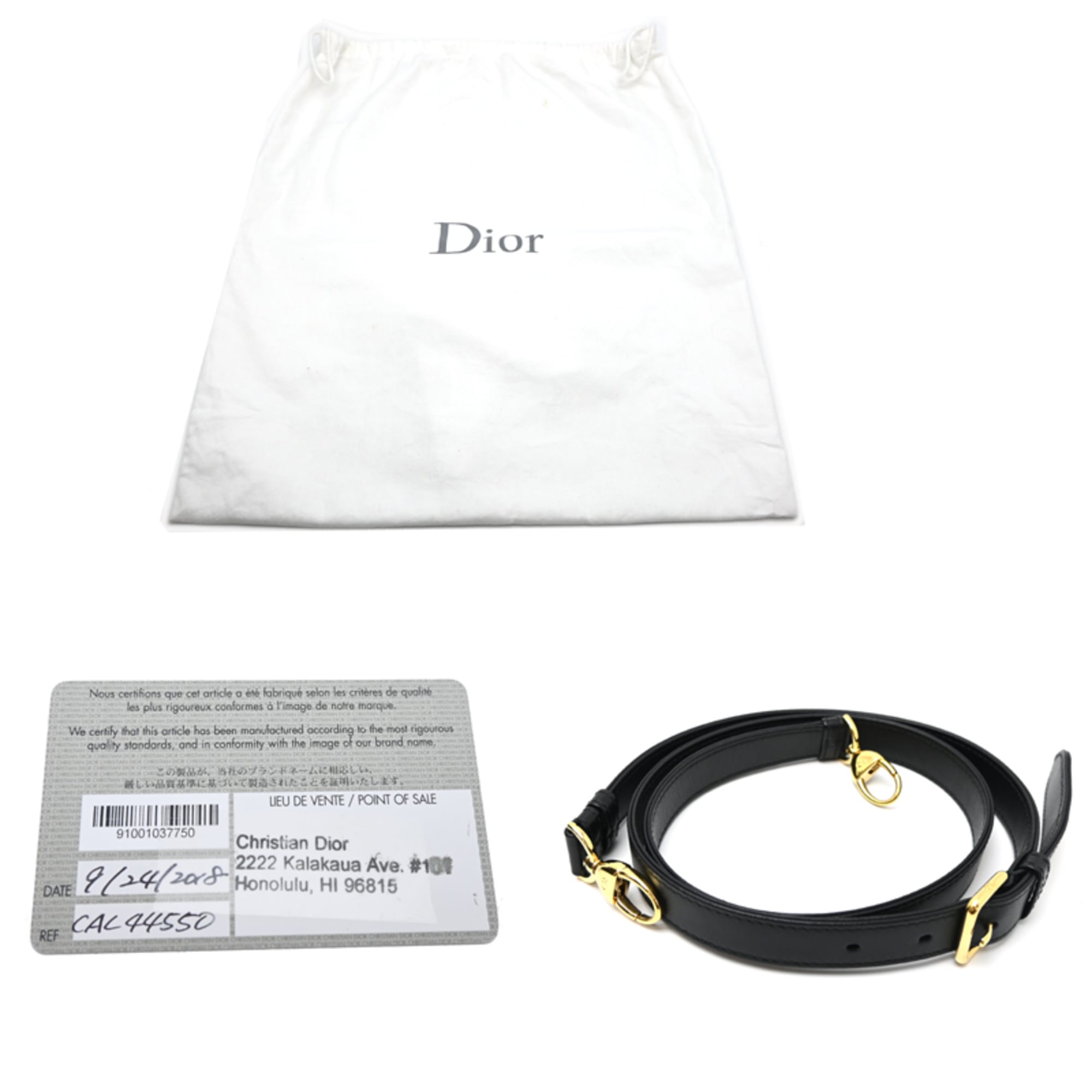 Christian Dior Black Leather Handbag (Pre-Owned)