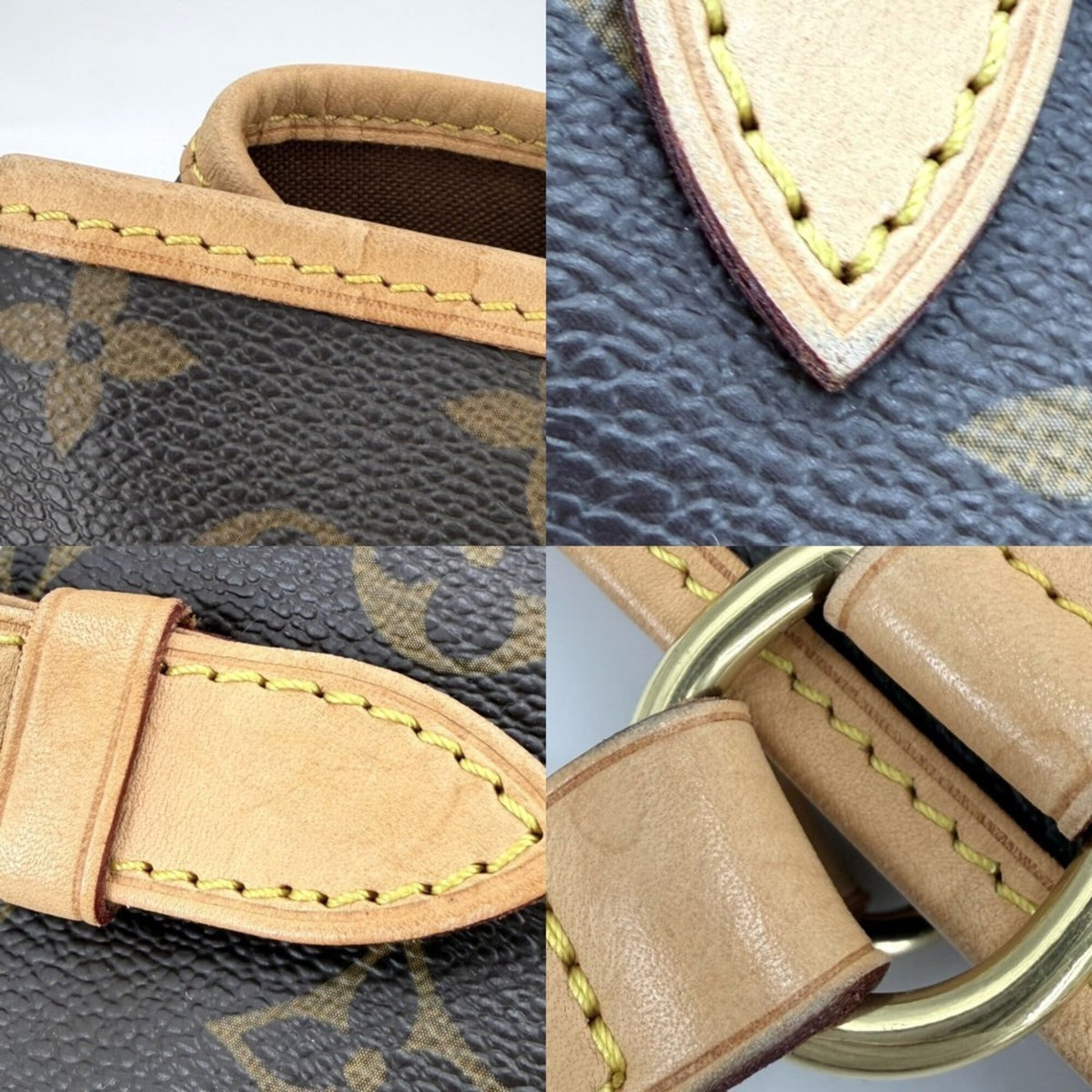 Louis Vuitton Brown Monogram Canvas Handbag Tote Bag (Pre-Owned)