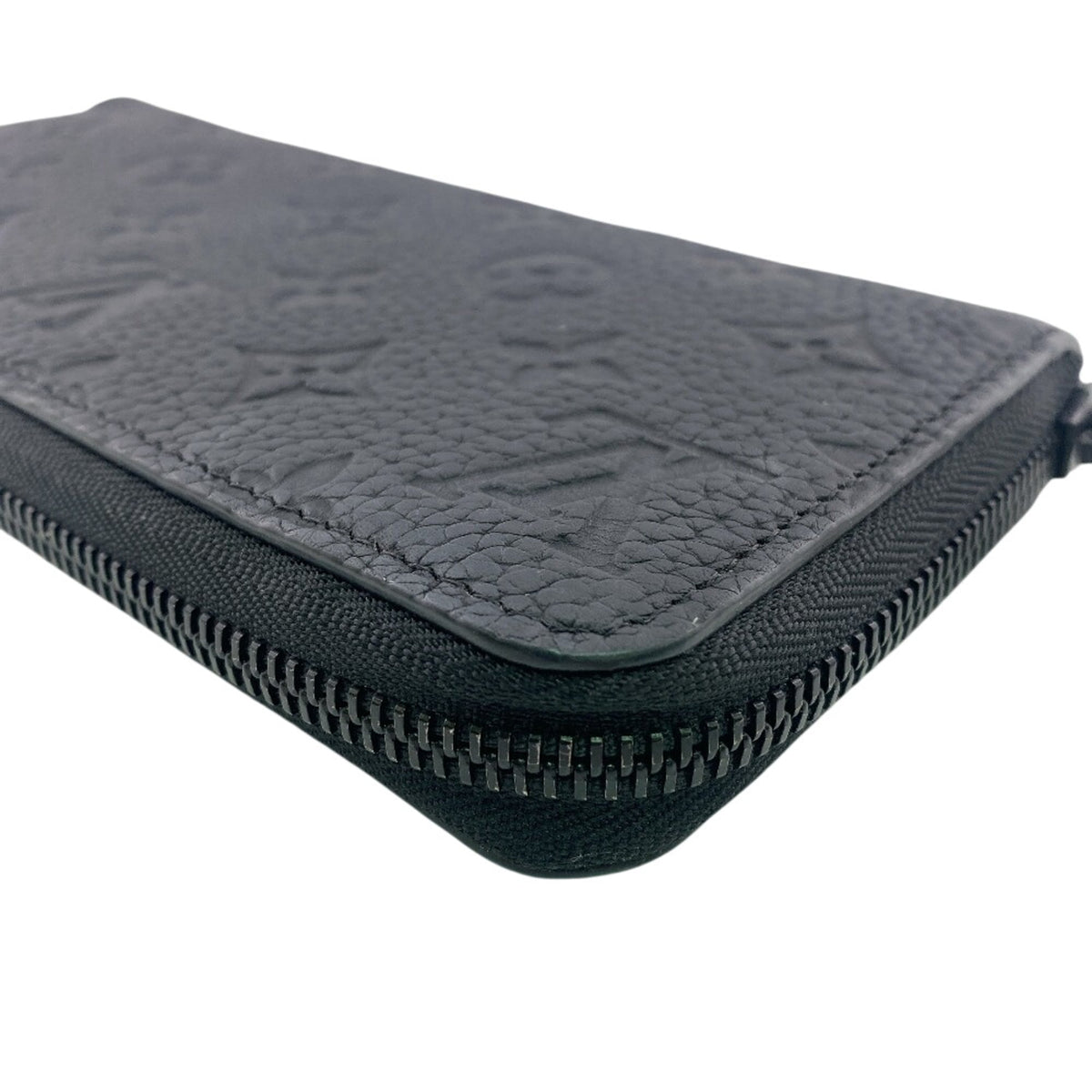 Louis Vuitton Taurillon Black Leather Long Wallet (Bi-Fold) (Pre-Owned)