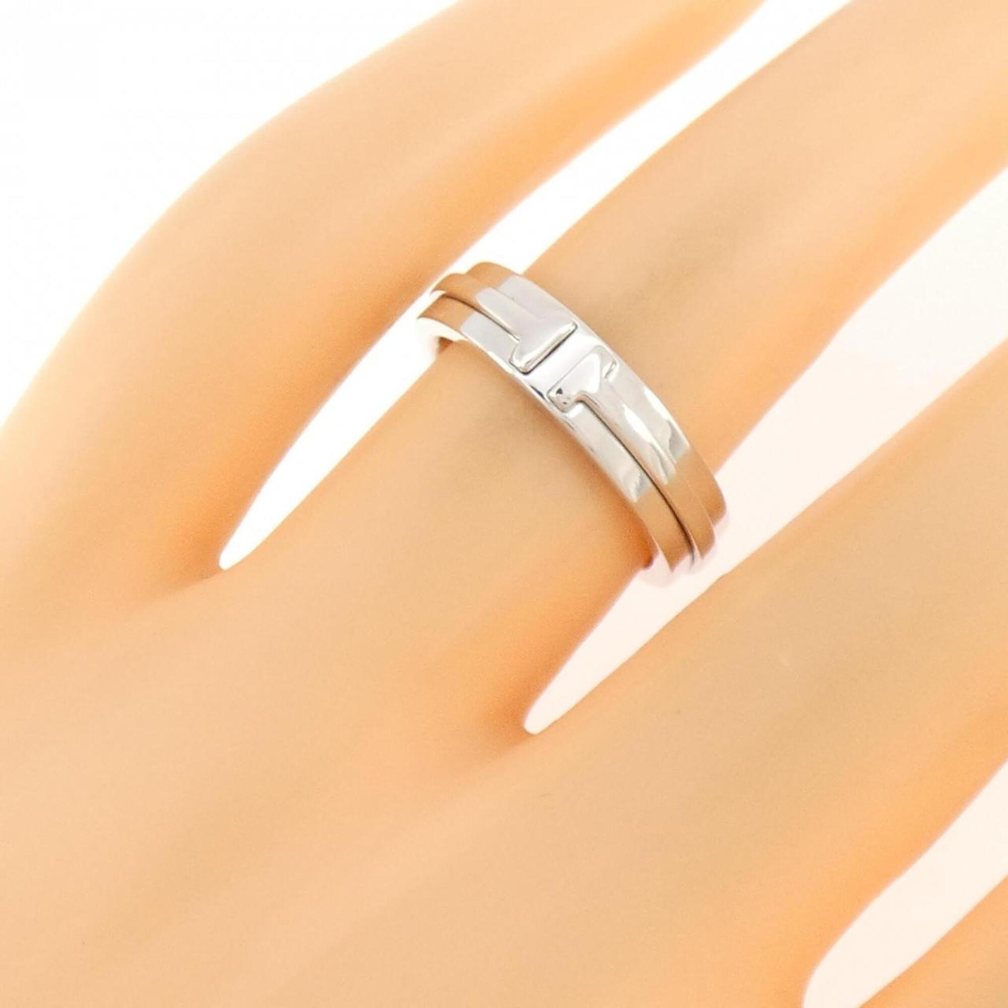 Tiffany White Gold (18K) Band Ring (Pre-Owned)