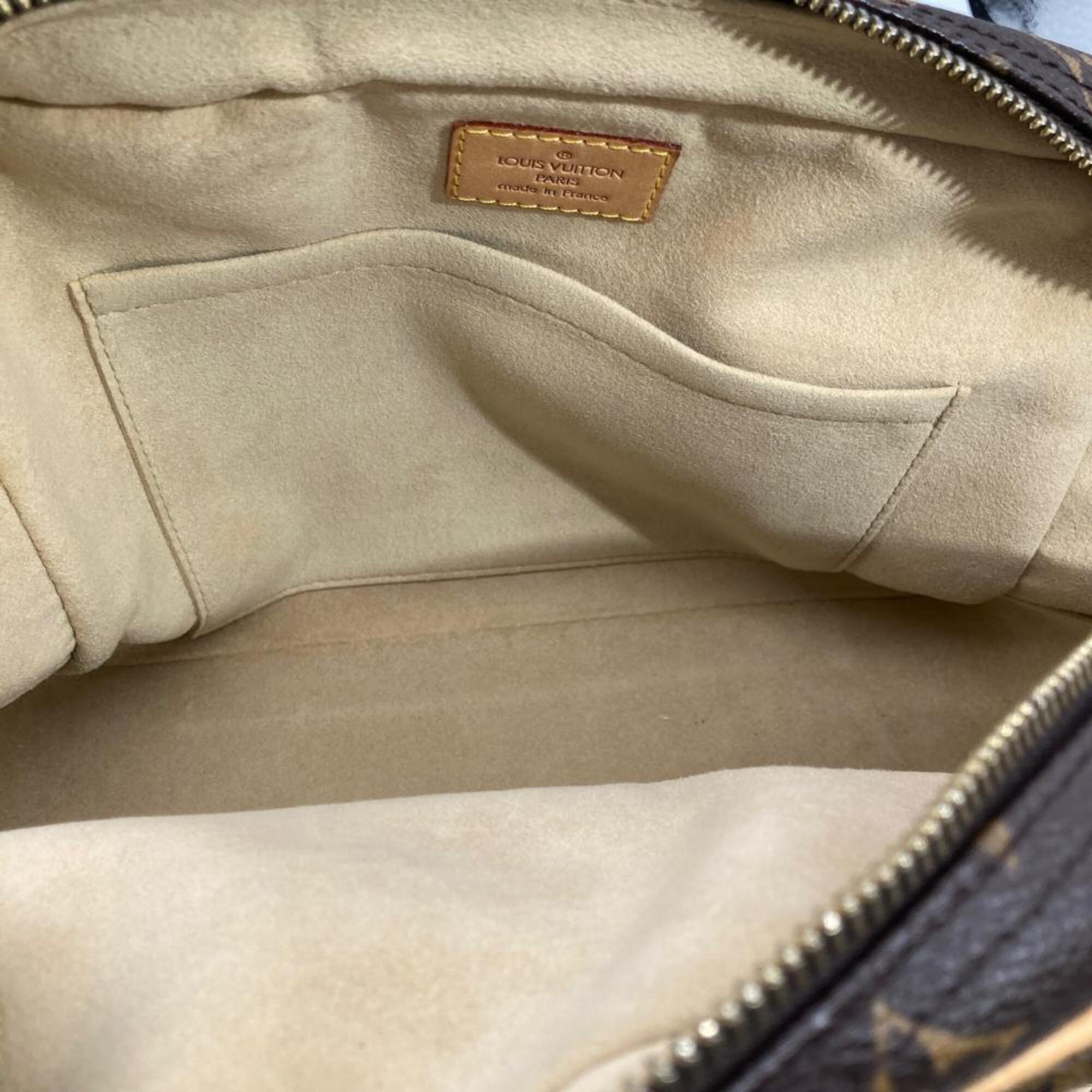 Louis Vuitton Brown Monogram Canvas Handbag (Pre-Owned)