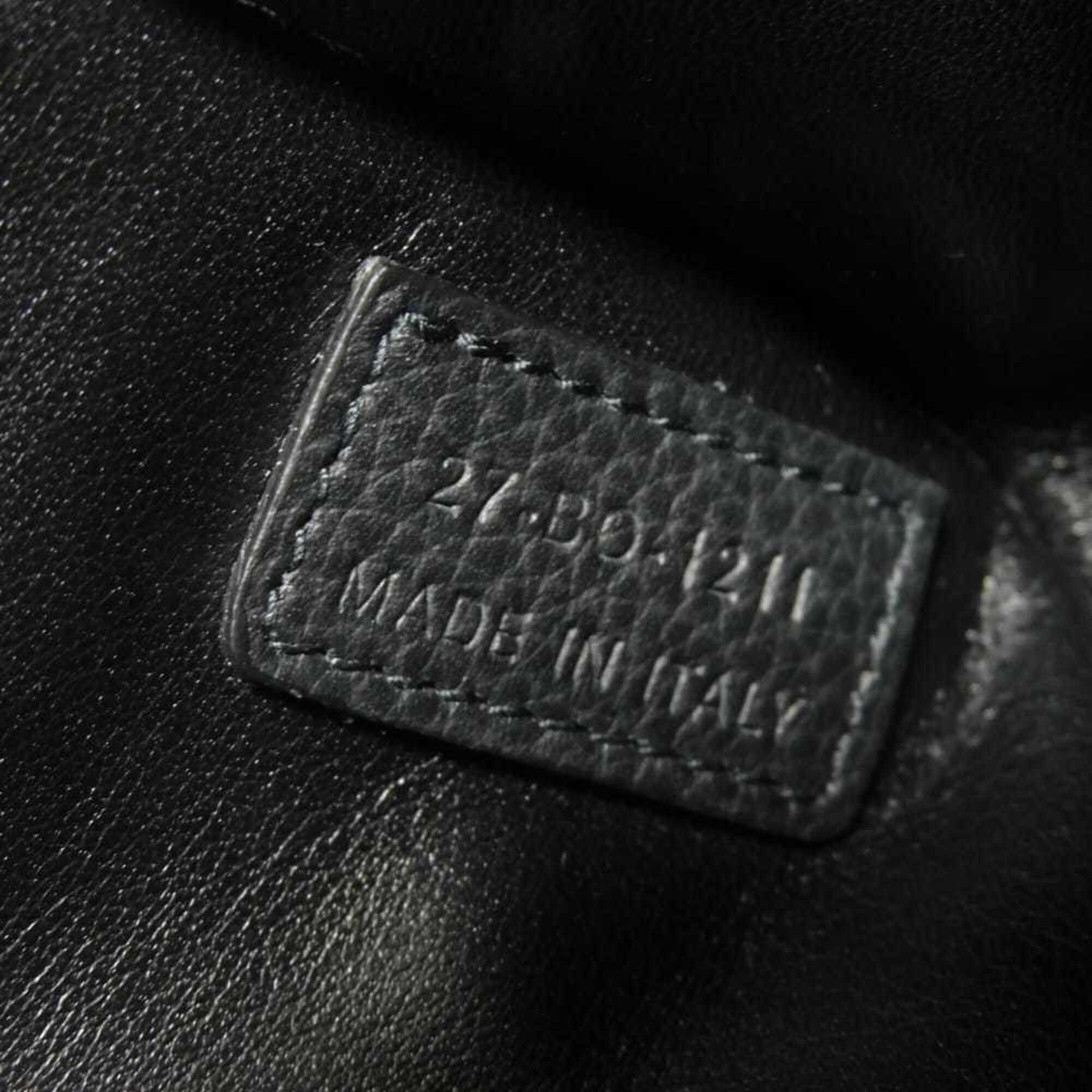 Christian Dior Black Leather Handbag Pouch (Pre-Owned)