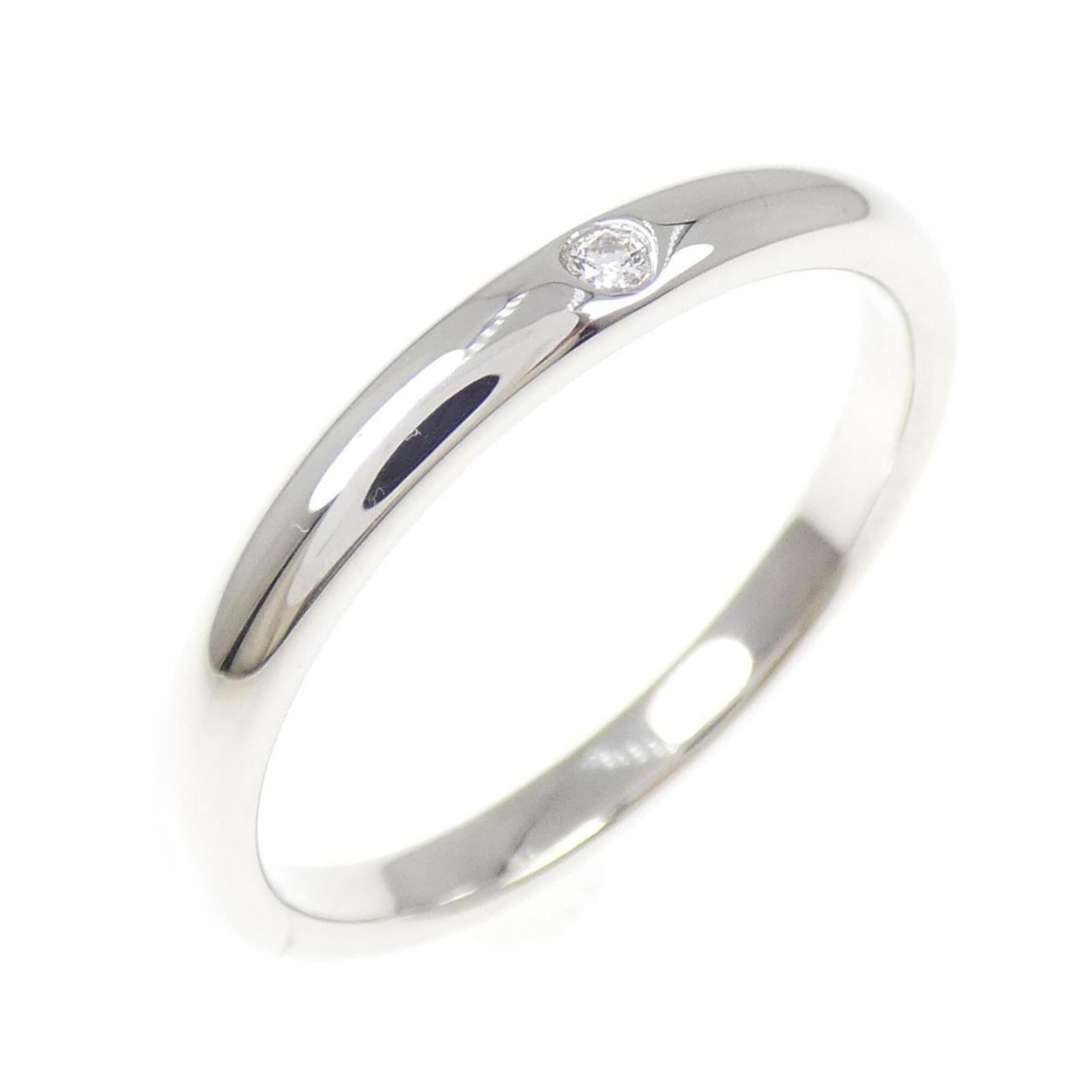 Tiffany Platinum Platinum 950 Band Ring (Pre-Owned)