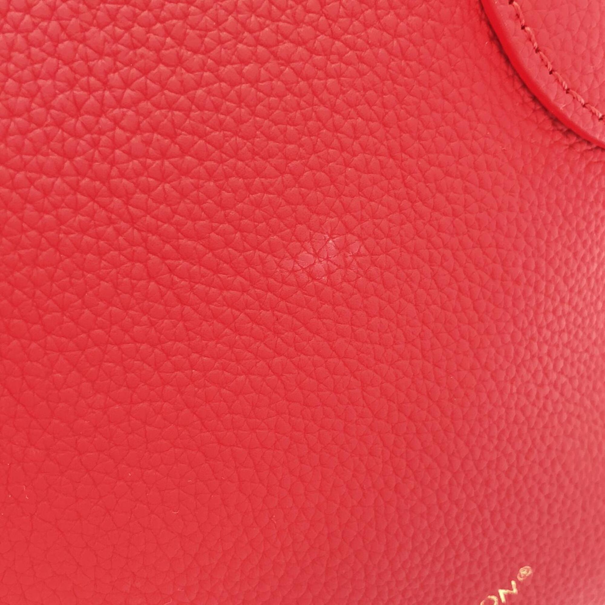 Louis Vuitton Monogram Cherry Rouge Denim Leather Handbag (Pre-Owned)