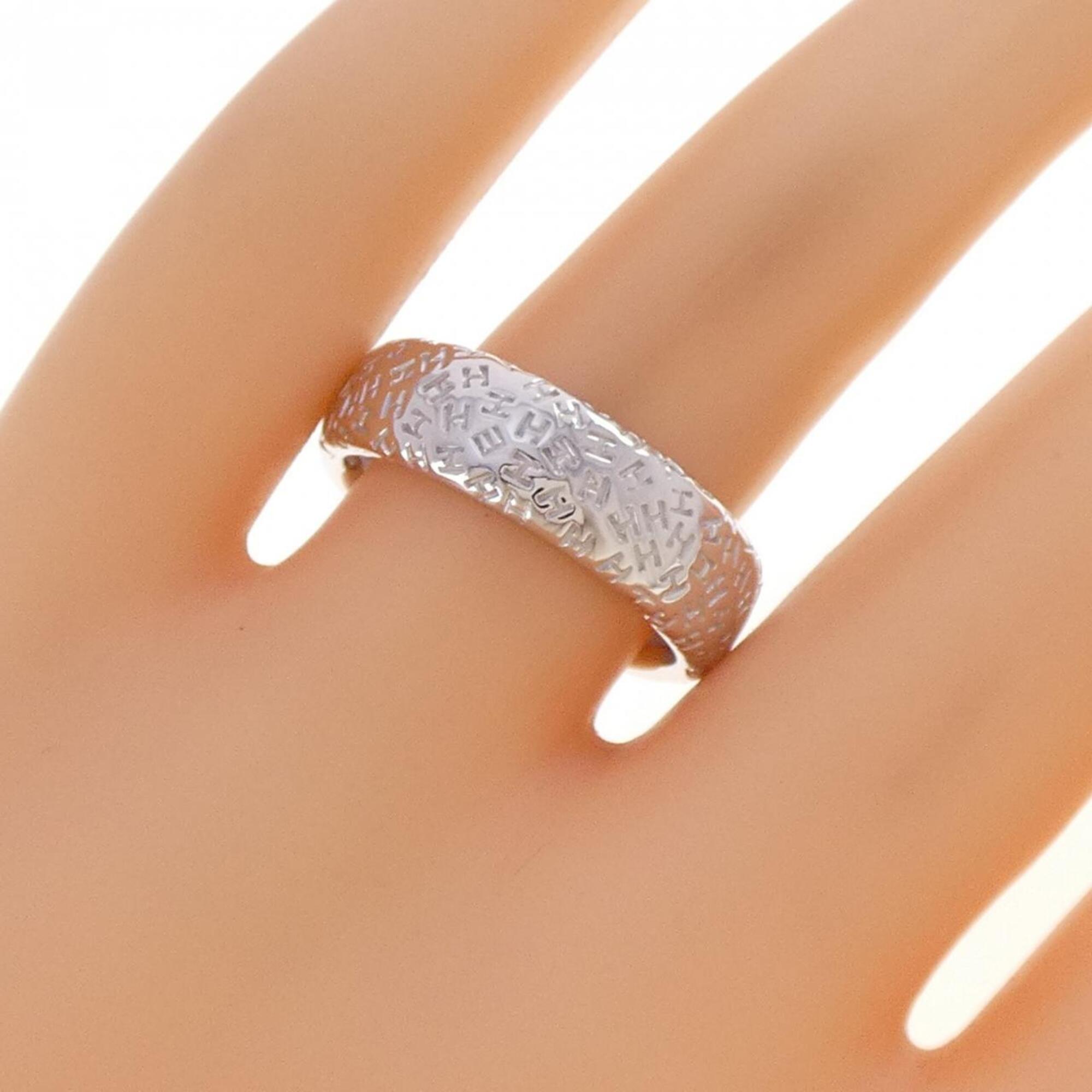 Hermes White Gold (18K) Band Ring (Pre-Owned)