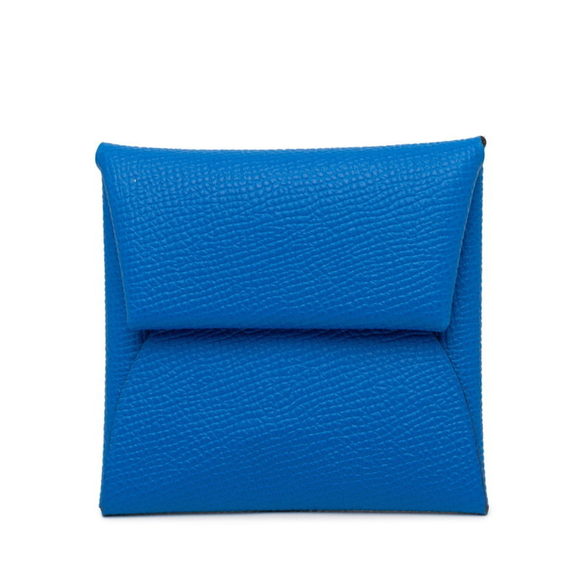 Hermes Blue Epsom Leather Coin Purse/Coin Case (Pre-Owned)
