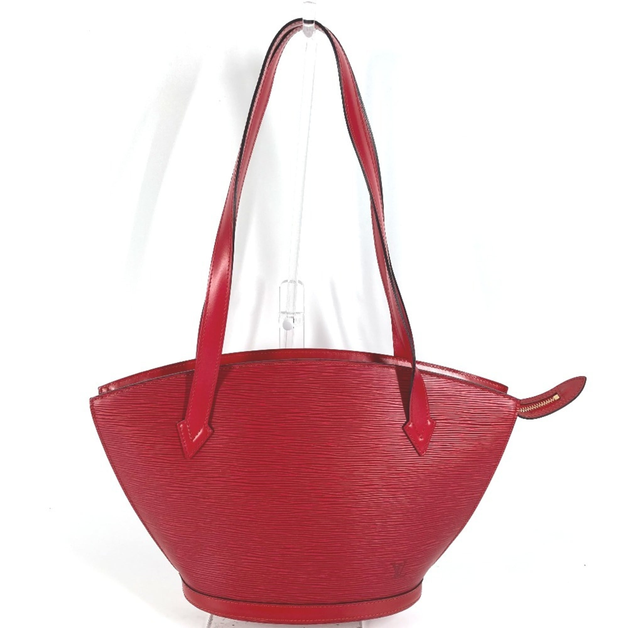 Louis Vuitton Castilian Red Red Color Epi Leather Shoulder Bag Tote Bag (Pre-Owned)