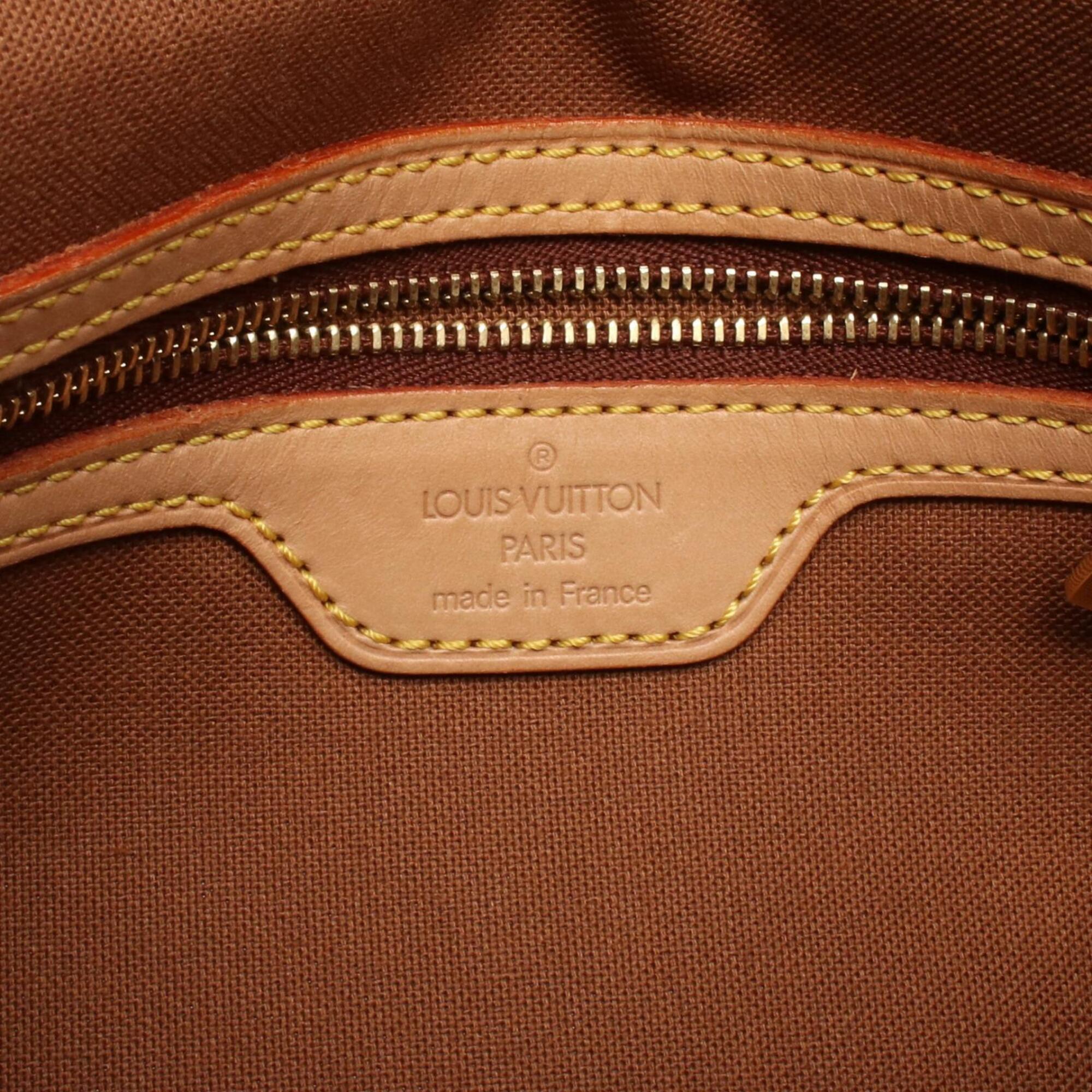 Louis Vuitton Brown Coated Canvas Pvc Monogram Leather Handbag (Pre-Owned)