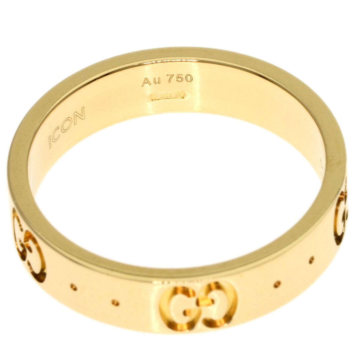 Gucci Yellow Gold (18K) Band Ring (Pre-Owned)