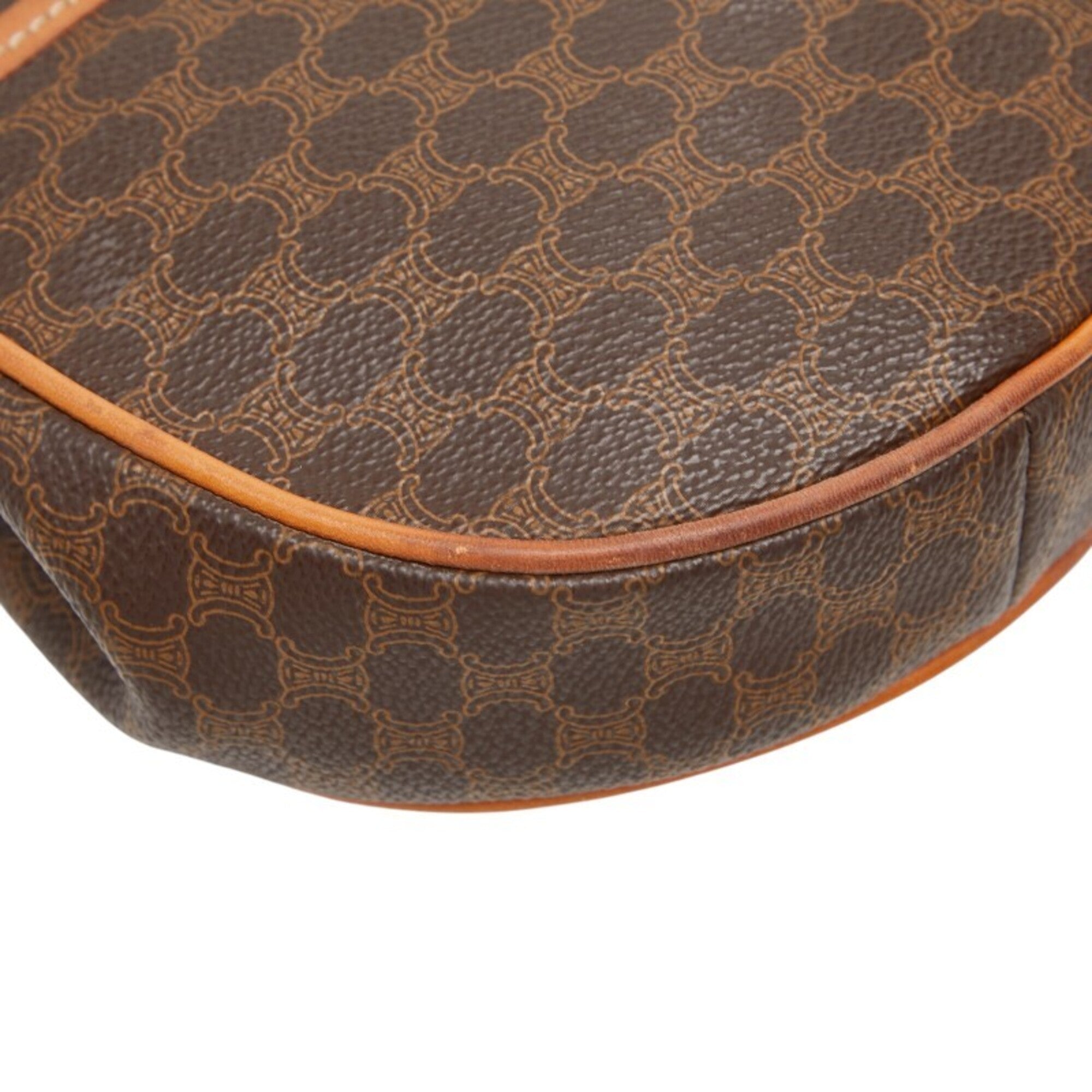 Celine Brown Pvc Leather Shoulder Bag (Pre-Owned)