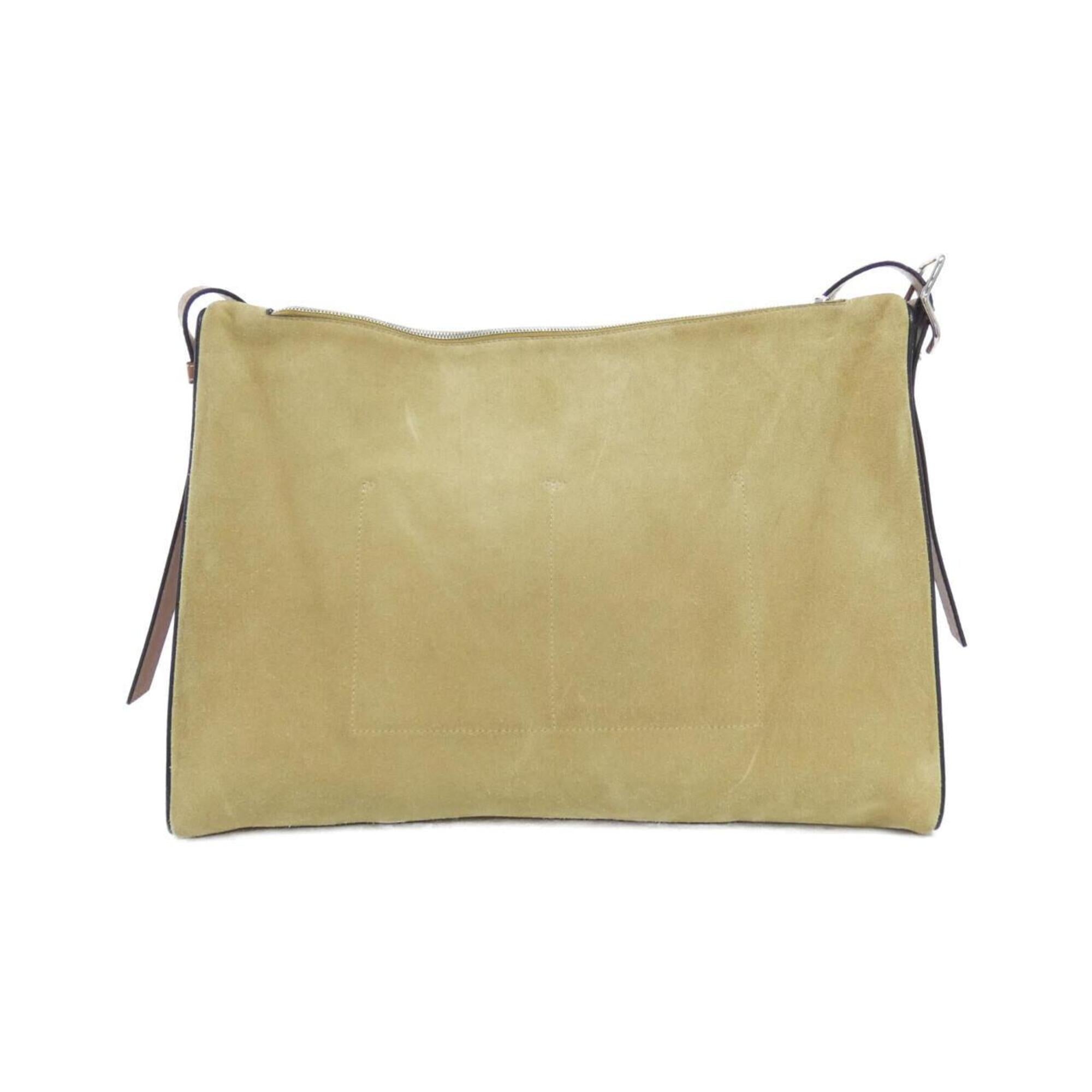 Loewe Beige Suede Shoulder Bag (Pre-Owned)