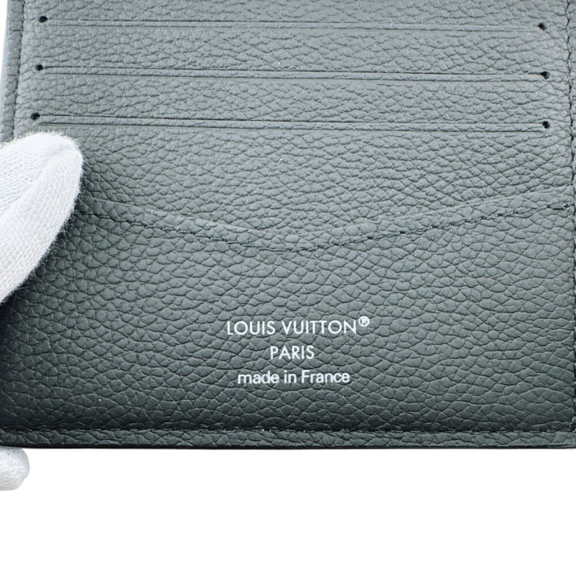 Louis Vuitton Black Damier Canvas Wallet (Bi-Fold) (Pre-Owned)