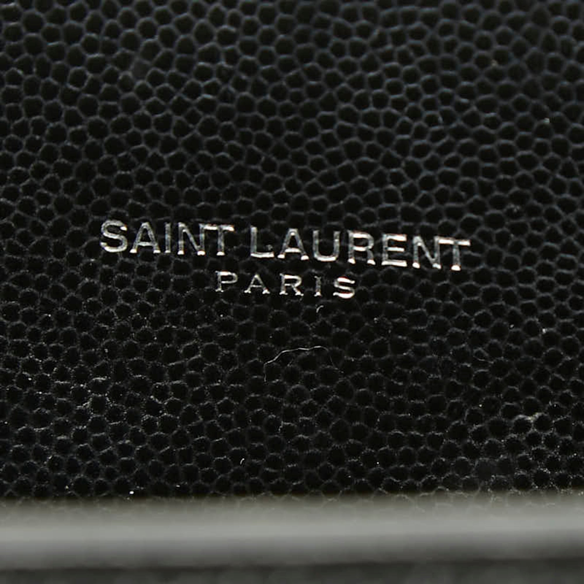 Saint Laurent Black Leather Handbag Shoulder Bag (Pre-Owned)