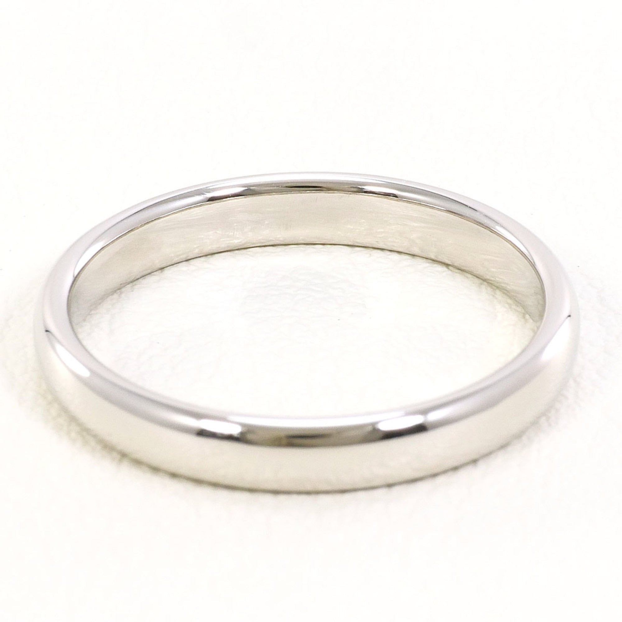 Tiffany Platinum Platinum 950 Band Ring (Pre-Owned)