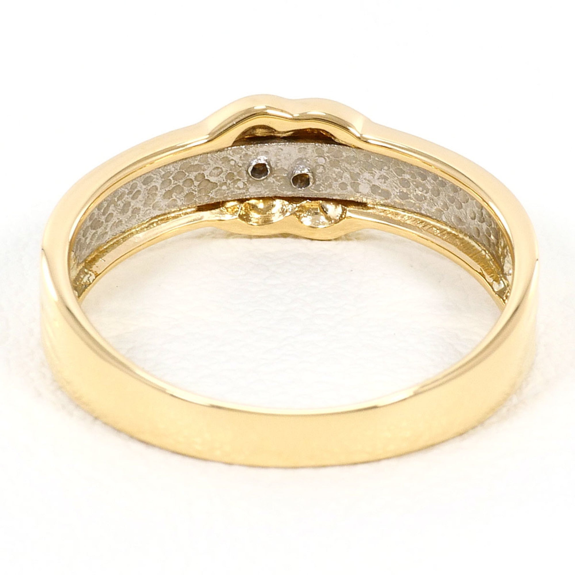 Unbranded Platinum Yellow Gold Yellow Gold (18K) Platinum 900 Band Ring (Pre-Owned)