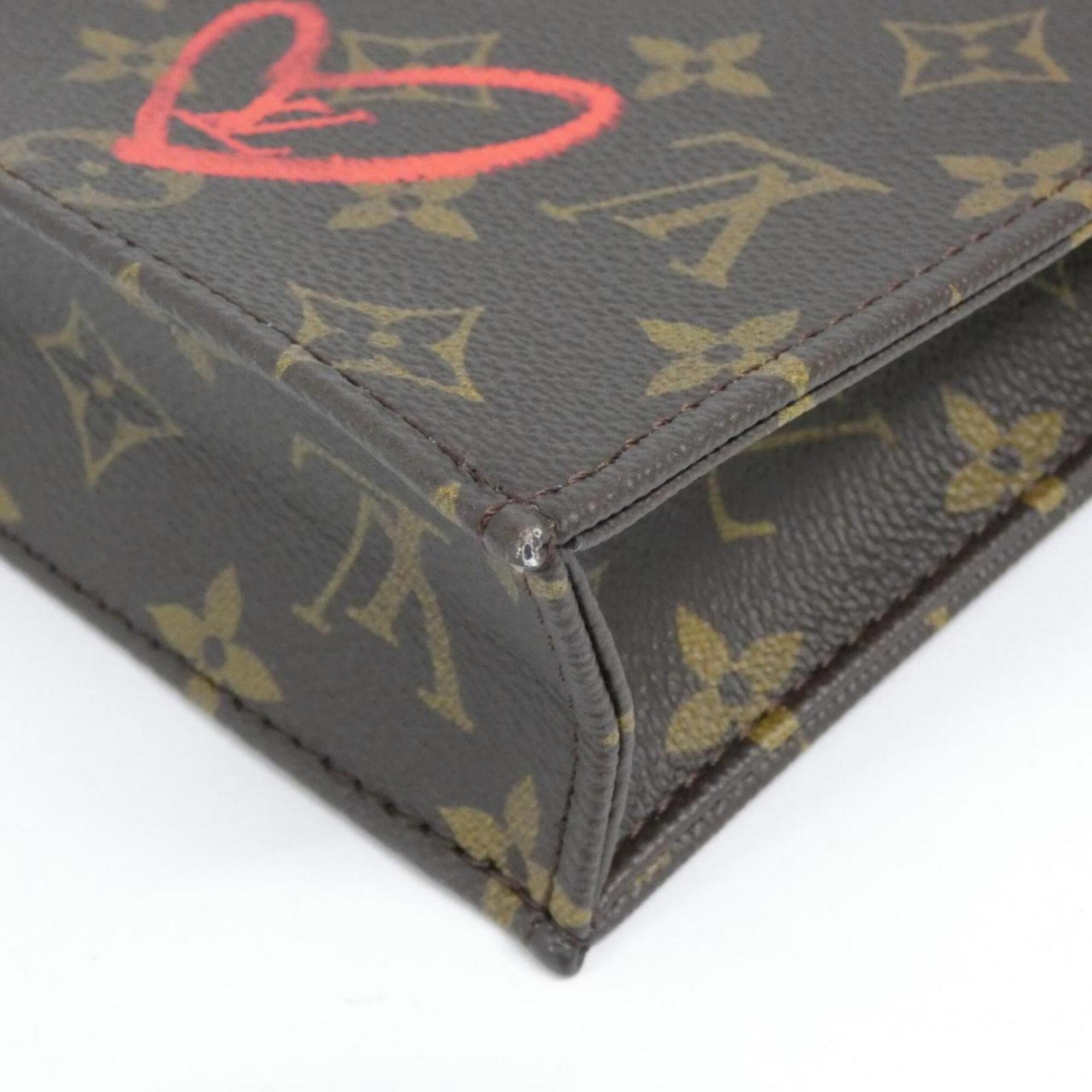 Louis Vuitton Brown Coated Canvas Handbag (Pre-Owned)