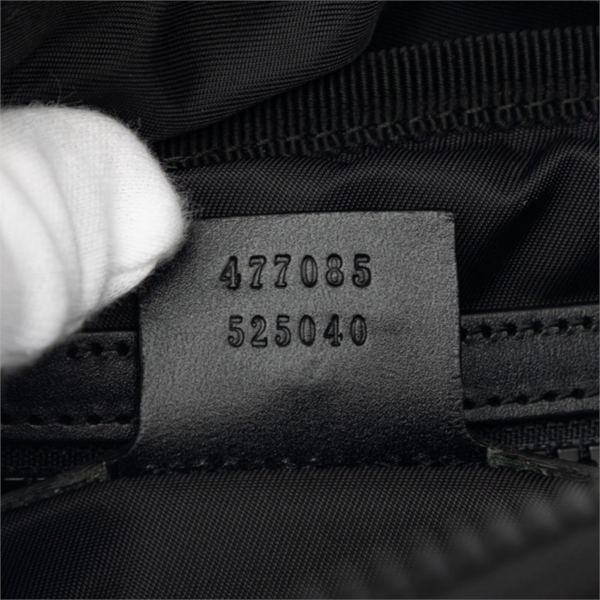 Gucci Black Canvas Fanny Pack (Pre-Owned)