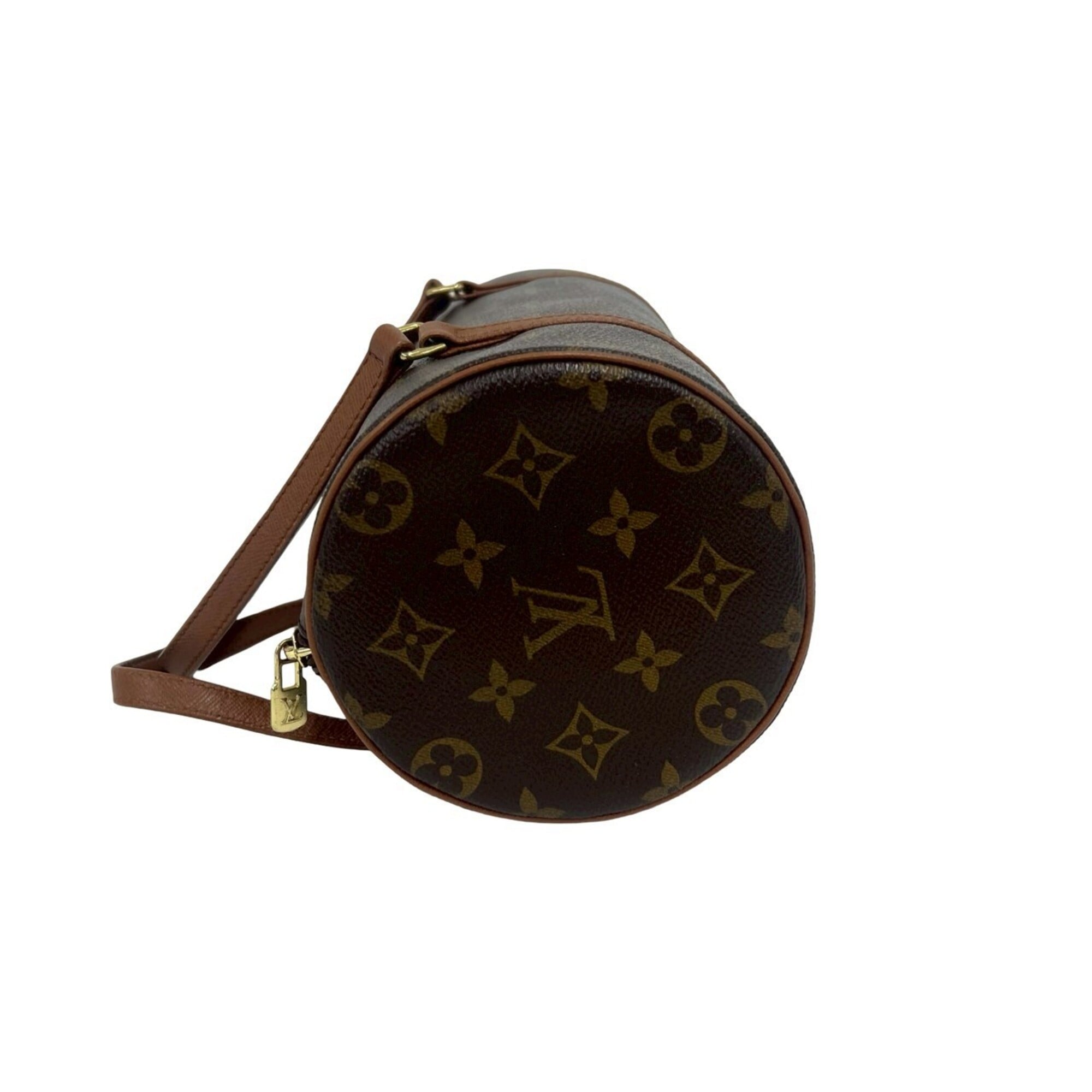 Louis Vuitton Brown Pvc Leather Boston Bag Handbag (Pre-Owned)