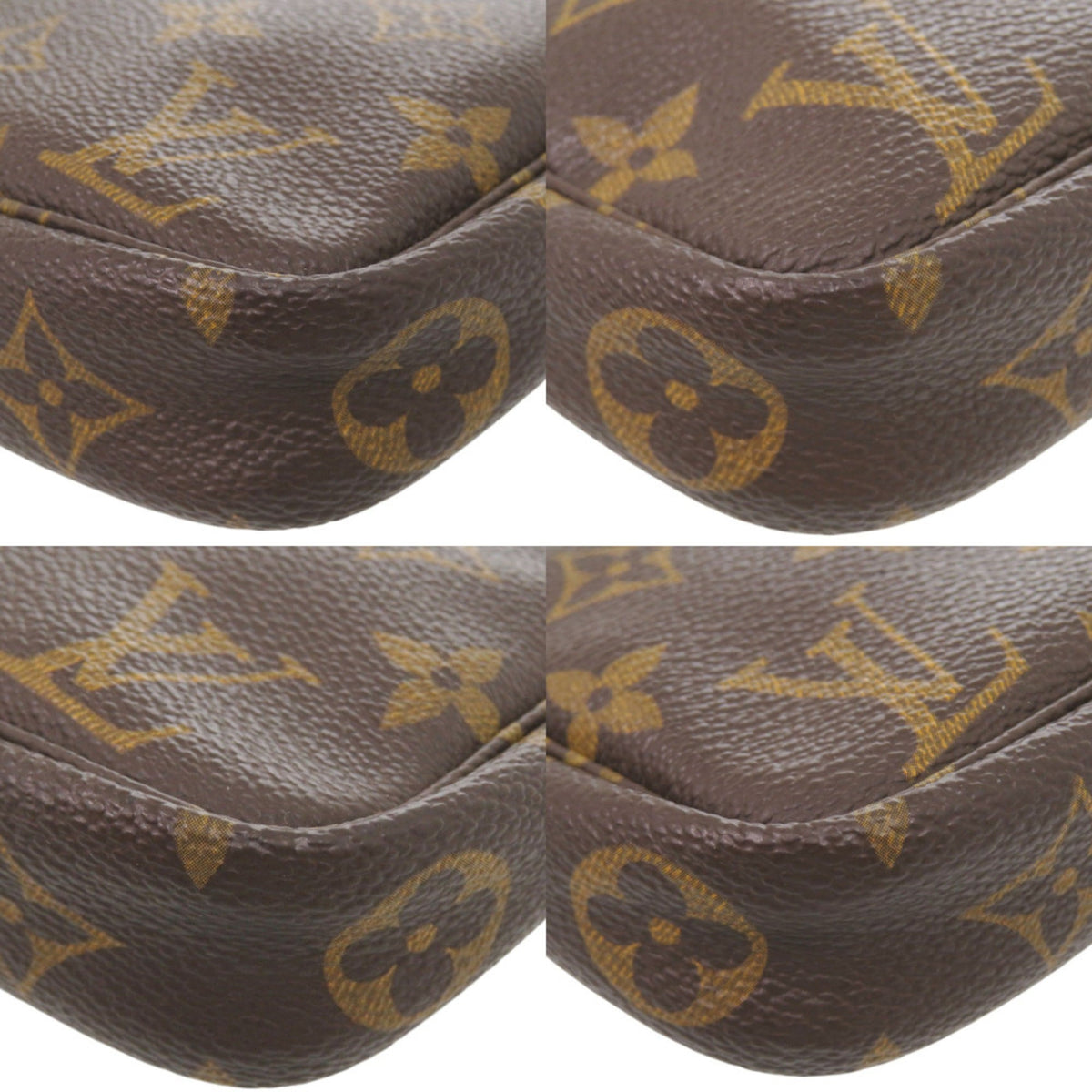Louis Vuitton Brown Monogram Monogram Handbag Pochette Pouch (Pre-Owned)