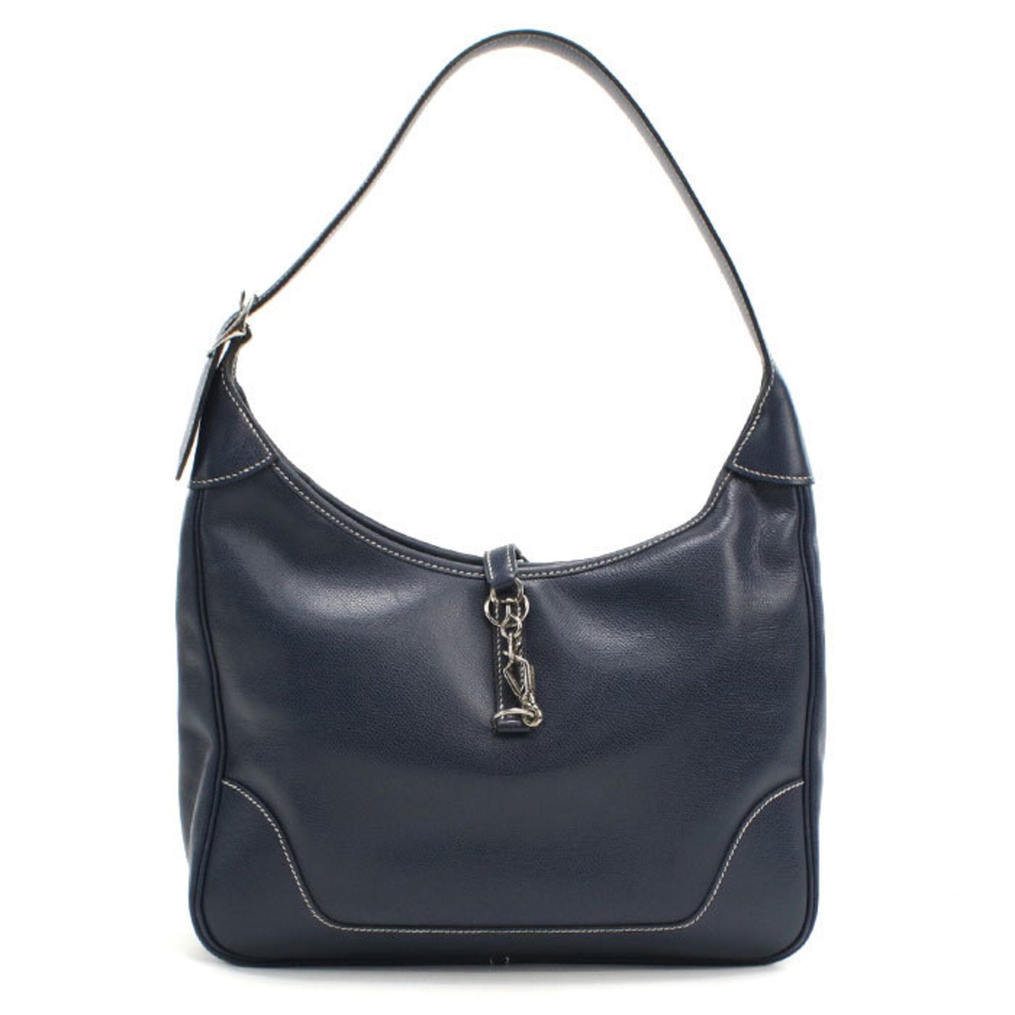 Hermes Navy Shoulder Bag (Pre-Owned)