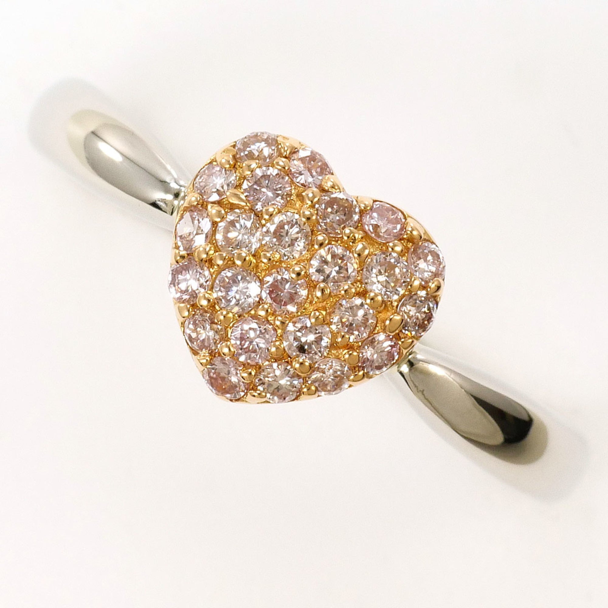 Unbranded Pink Gold Pink Platinum Pink Gold (18K) Platinum 900 Band Ring (Pre-Owned)